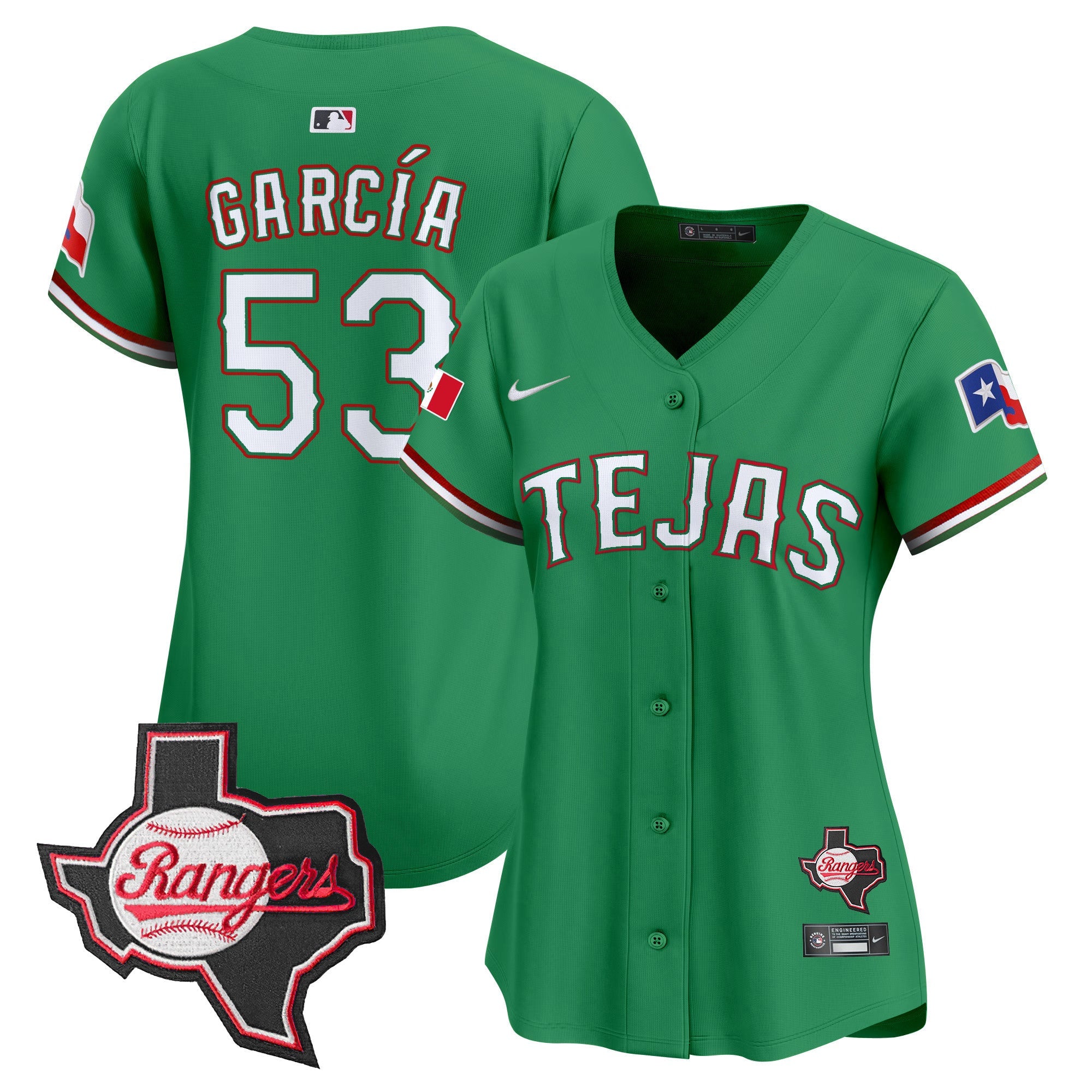 Women’s Texas Mexico Texas Patch Vapor Premier Limited Jersey