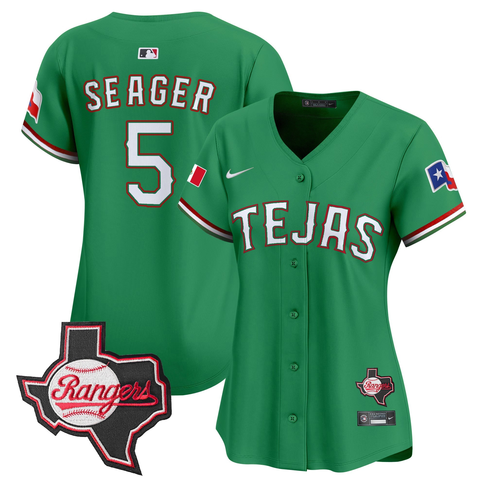 Women’s Texas Mexico Texas Patch Vapor Premier Limited Jersey
