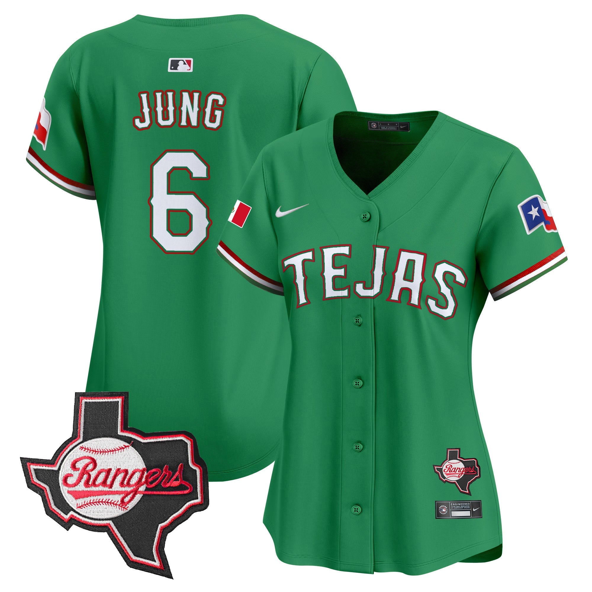 Women’s Texas Mexico Texas Patch Vapor Premier Limited Jersey