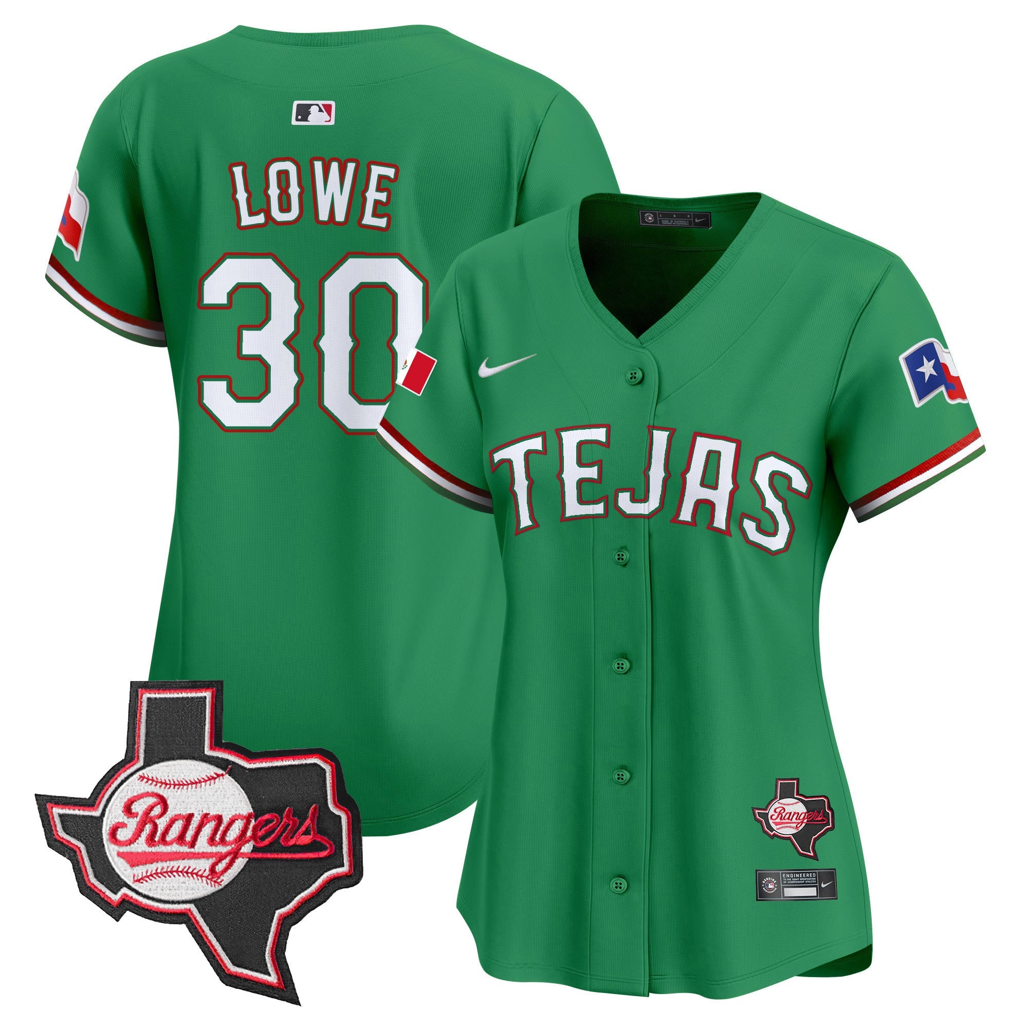 Women’s Texas Mexico Texas Patch Vapor Premier Limited Jersey