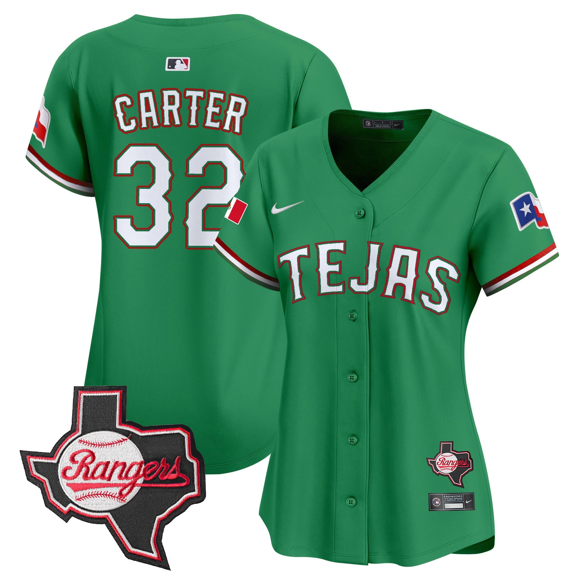 Women’s Texas Mexico Texas Patch Vapor Premier Limited Jersey