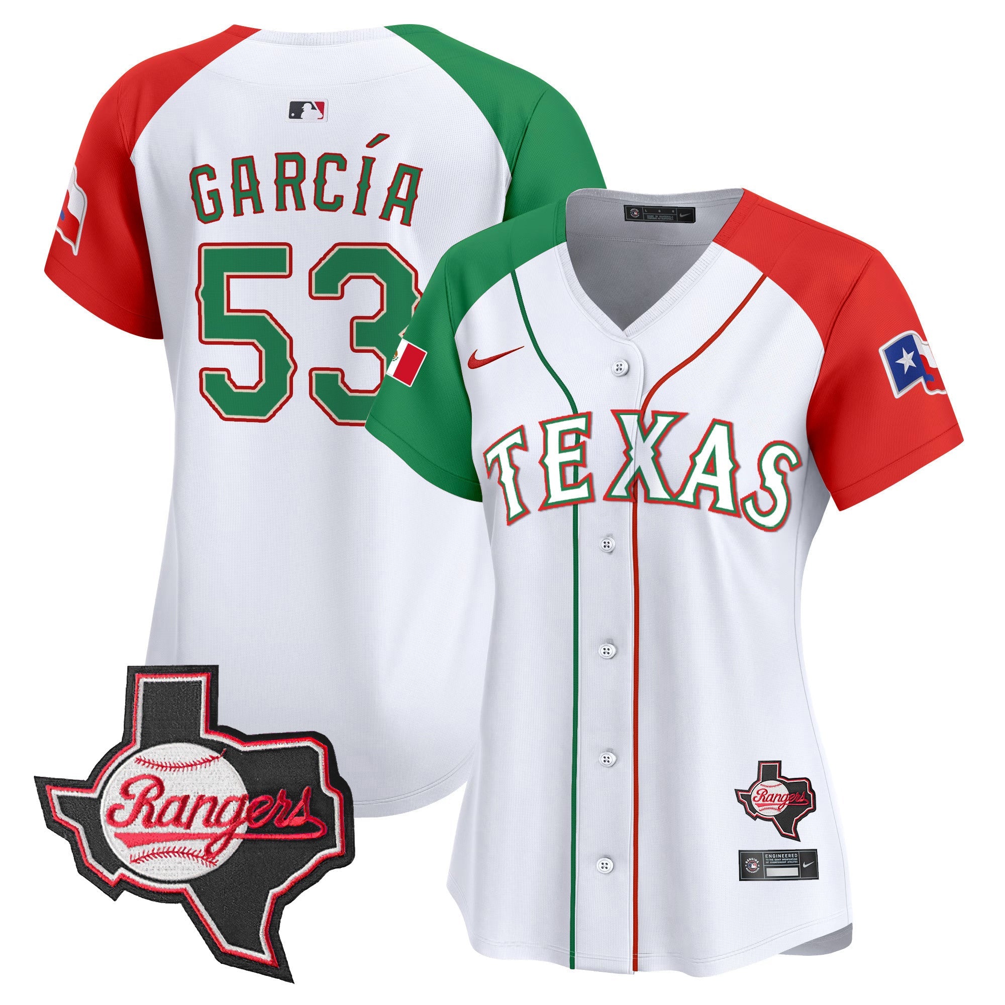 Women’s Texas Mexico Texas Patch Vapor Premier Limited Jersey