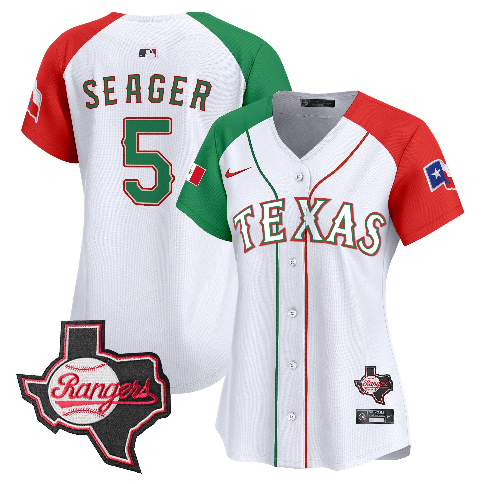 Women’s Texas Mexico Texas Patch Vapor Premier Limited Jersey