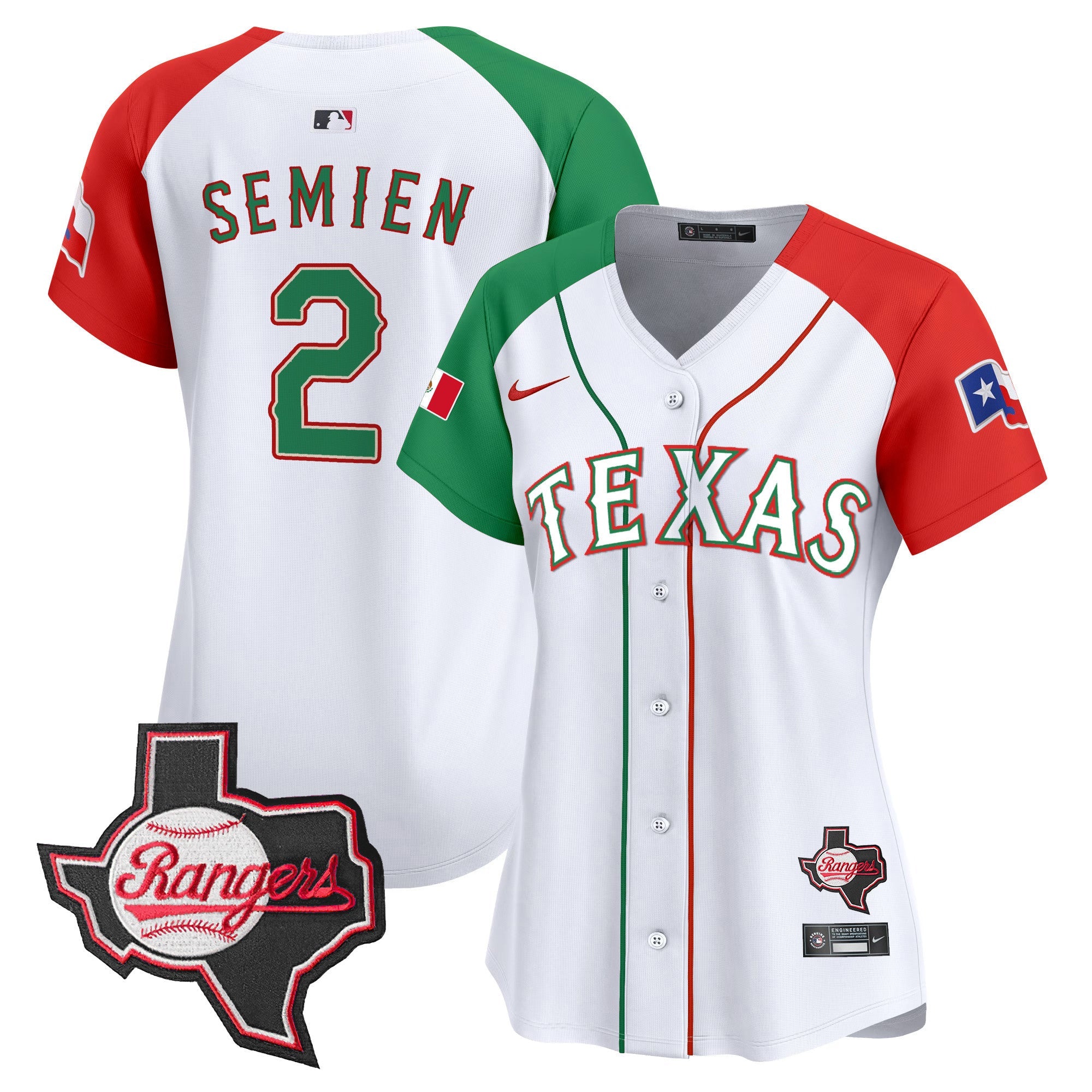 Women’s Texas Mexico Texas Patch Vapor Premier Limited Jersey