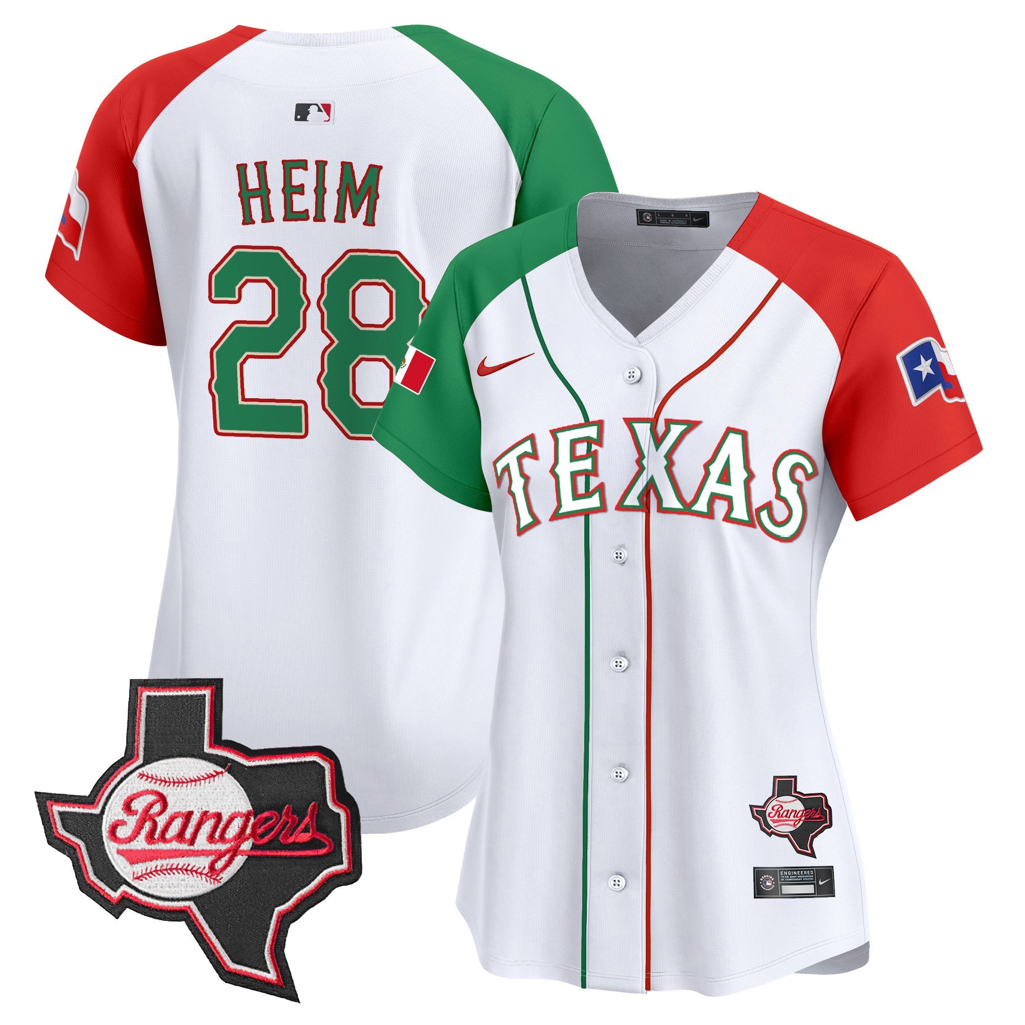Women’s Texas Mexico Texas Patch Vapor Premier Limited Jersey