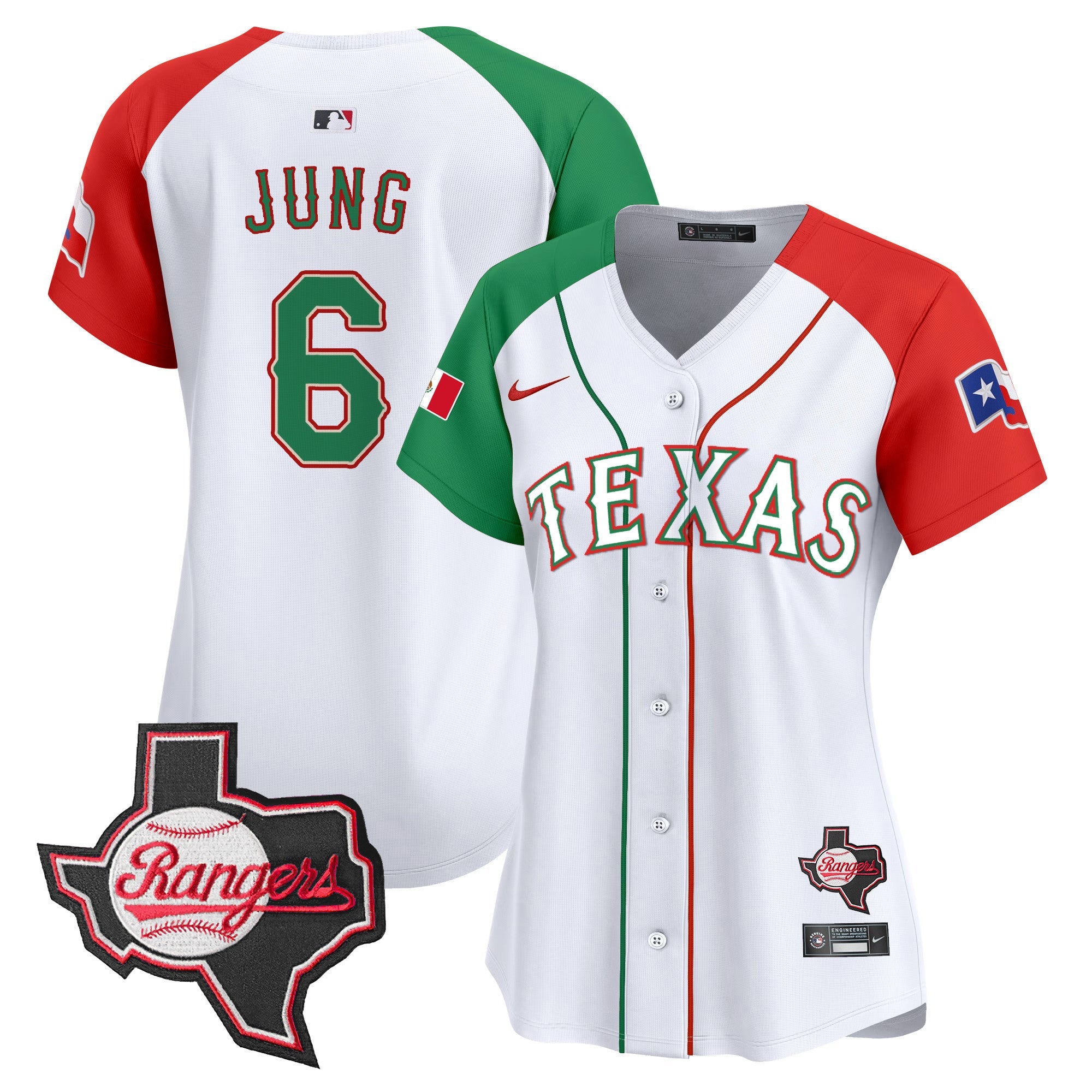 Women’s Texas Mexico Texas Patch Vapor Premier Limited Jersey