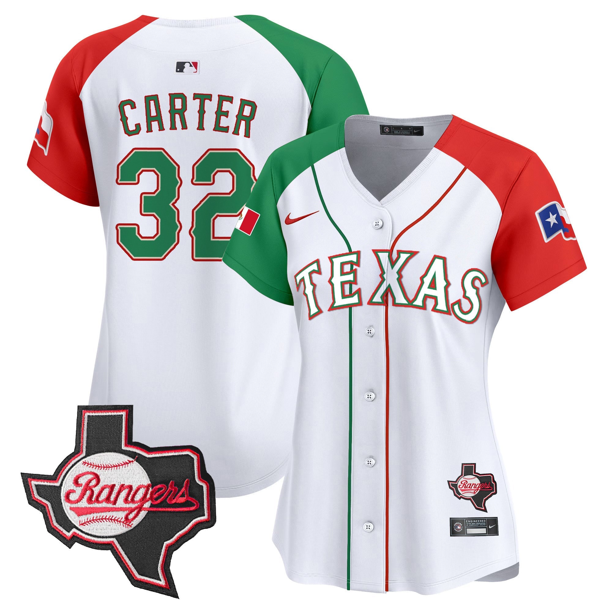 Women’s Texas Mexico Texas Patch Vapor Premier Limited Jersey