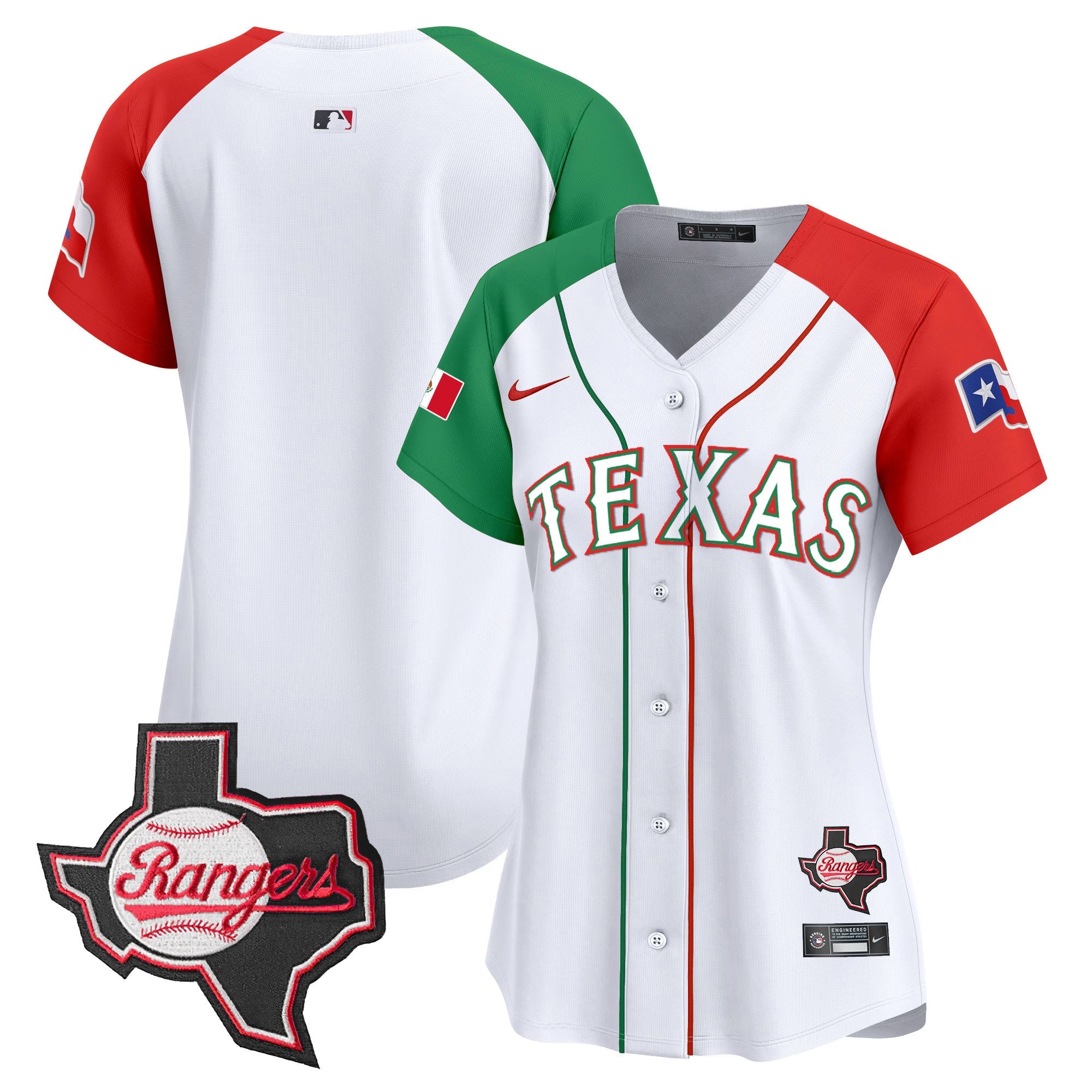Women’s Texas Mexico Texas Patch Vapor Premier Limited Jersey