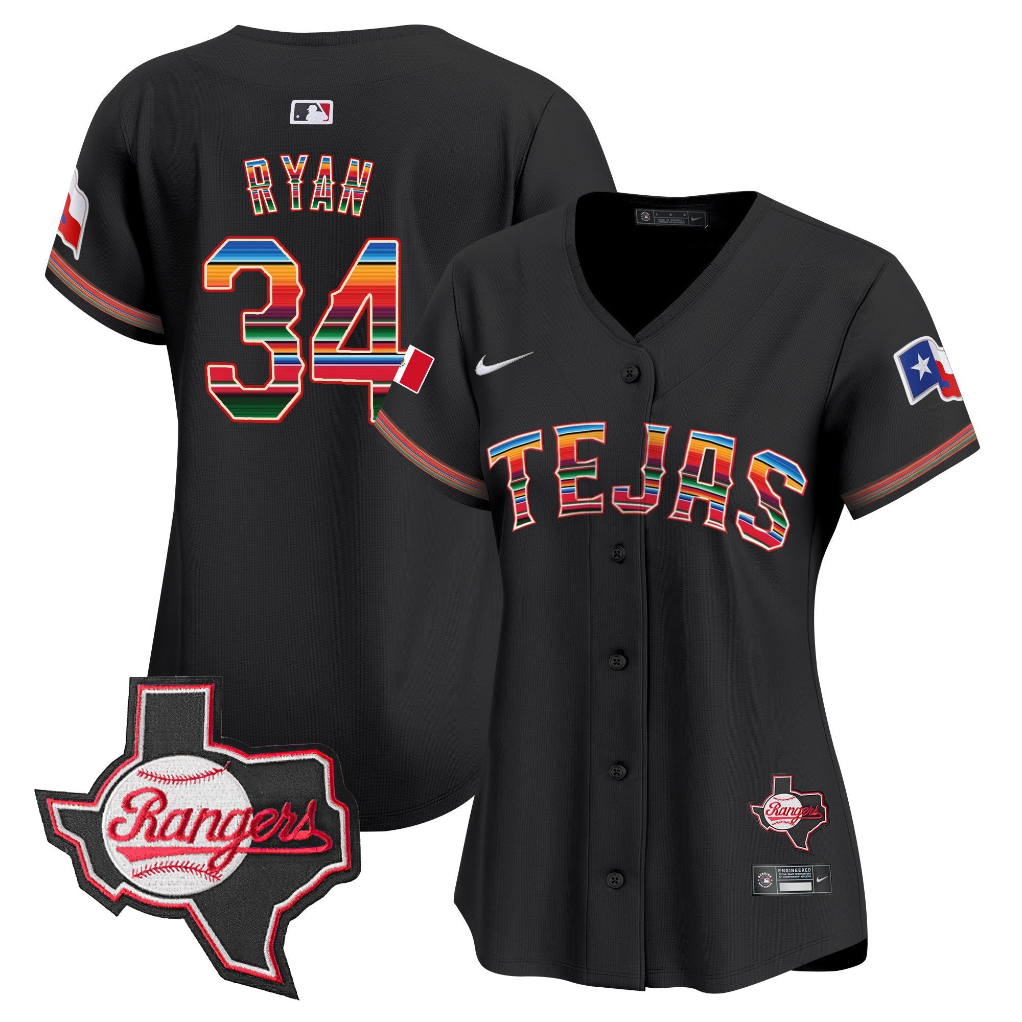Women’s Texas Mexico Texas Patch Vapor Premier Limited Jersey