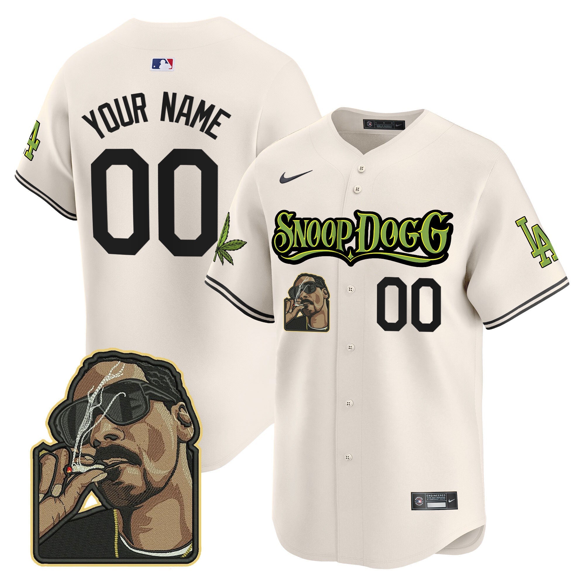Snoop Dogg Vapor Premier Limited Custom Jersey – Stitched