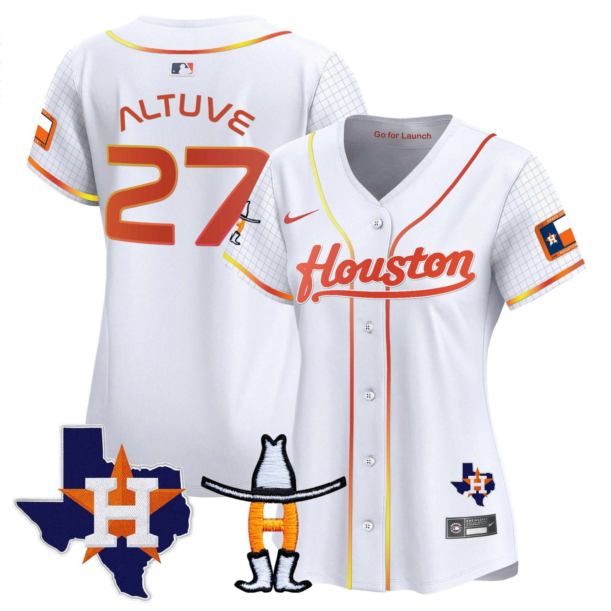 Women’s Space City Houston Rodeo Patch Vapor Premier Limited Jersey
