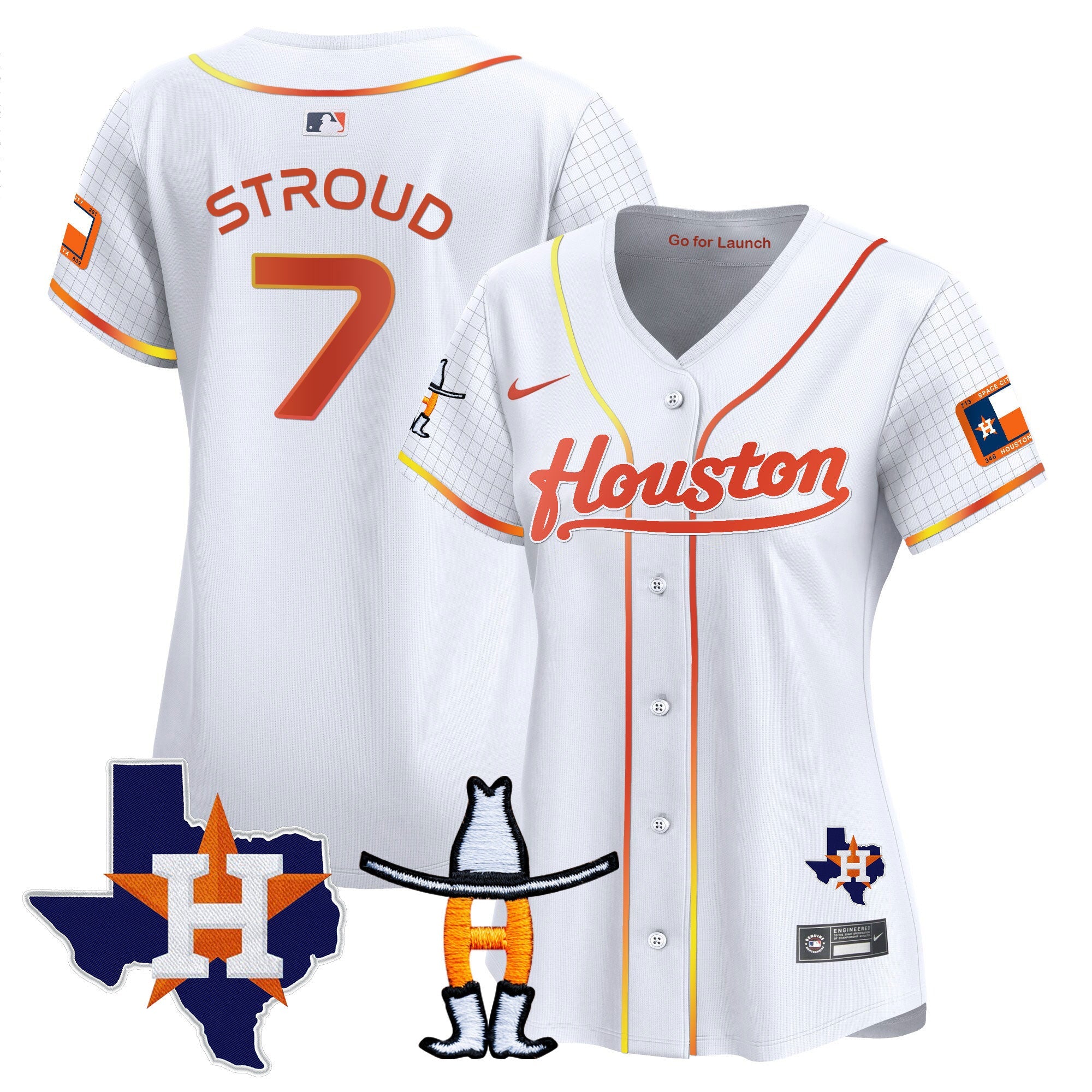 Women’s Space City Houston Rodeo Patch Vapor Premier Limited Jersey