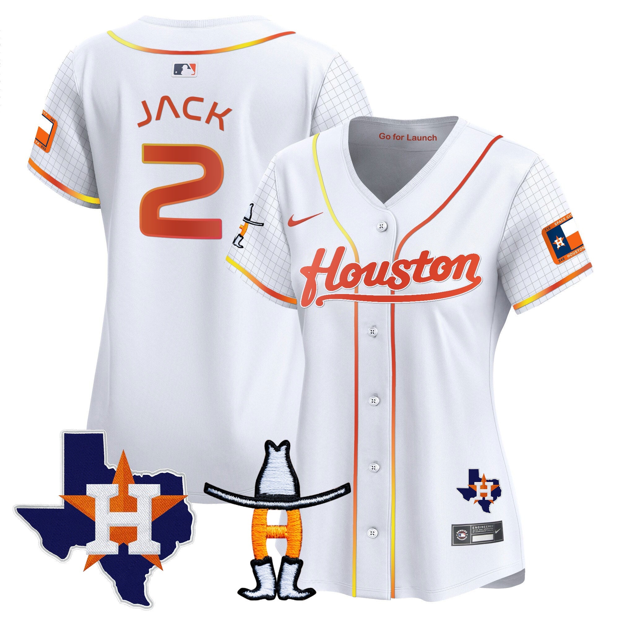 Women’s Space City Houston Rodeo Patch Vapor Premier Limited Jersey