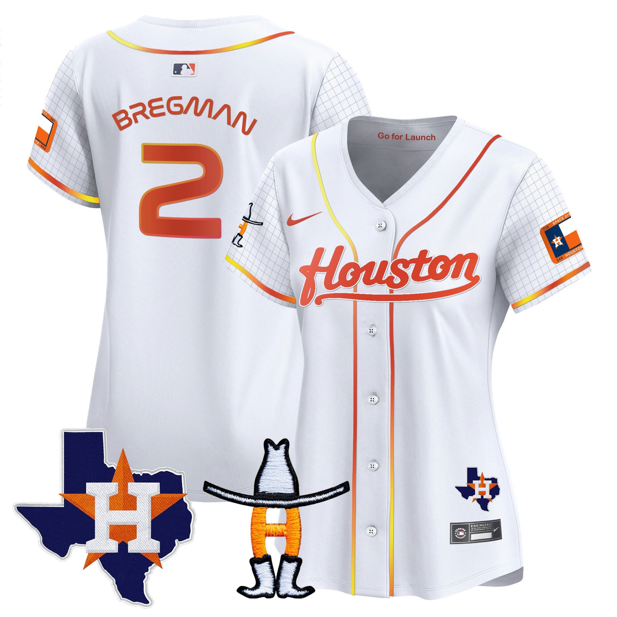 Women’s Space City Houston Rodeo Patch Vapor Premier Limited Jersey