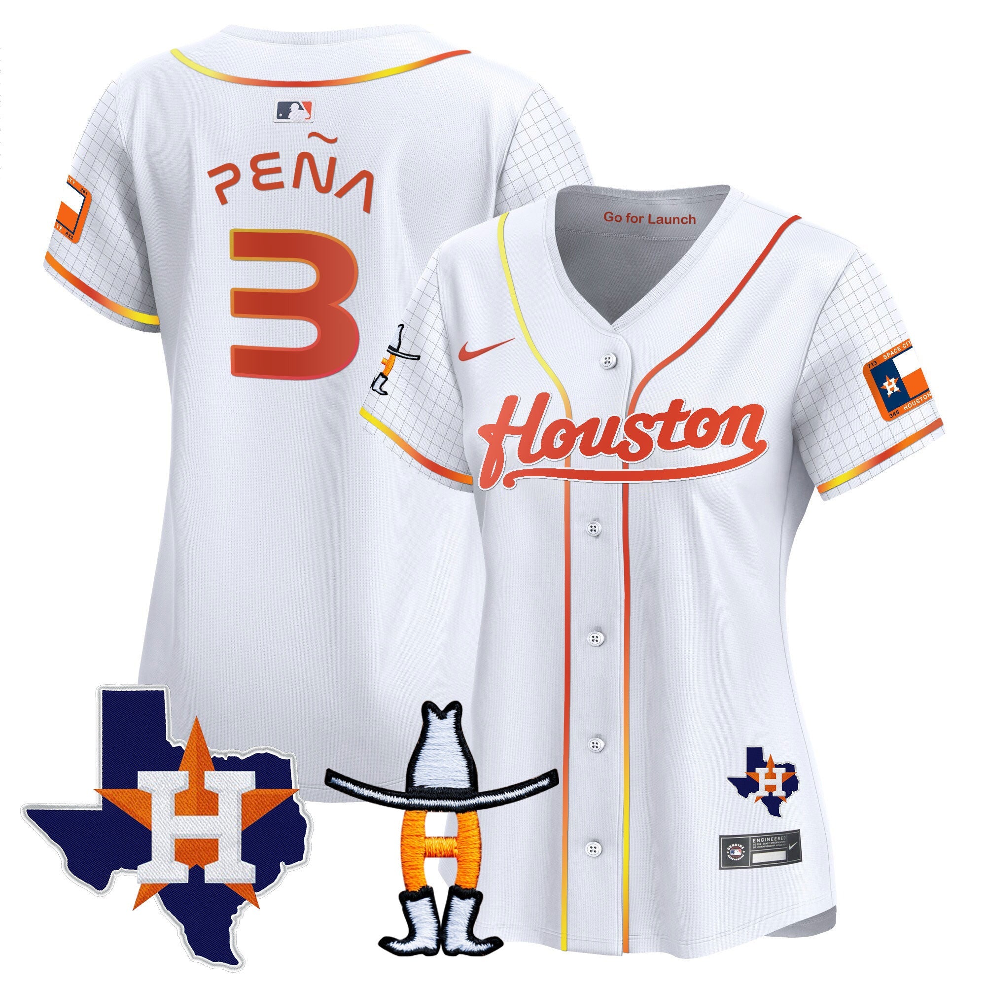 Women’s Space City Houston Rodeo Patch Vapor Premier Limited Jersey
