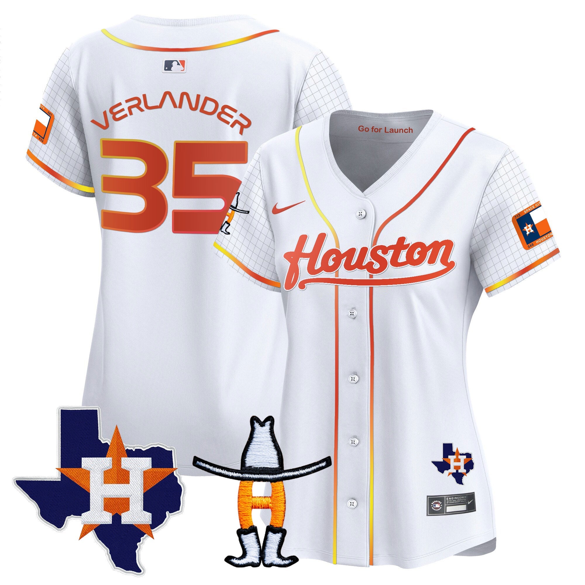 Women’s Space City Houston Rodeo Patch Vapor Premier Limited Jersey