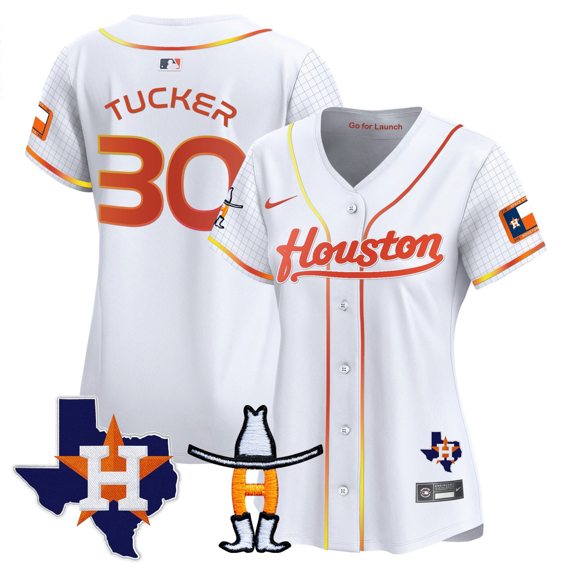 Women’s Space City Houston Rodeo Patch Vapor Premier Limited Jersey