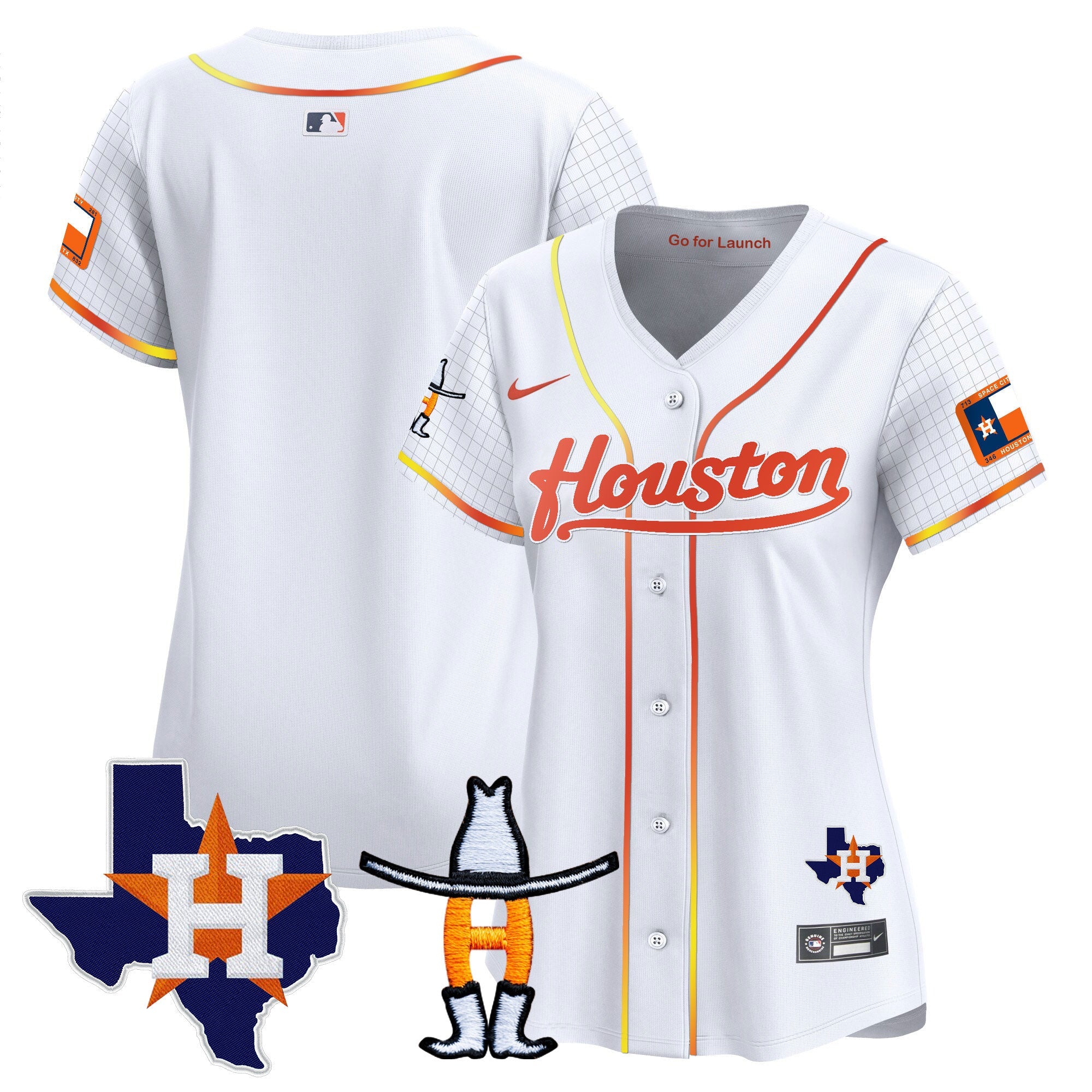 Women’s Space City Houston Rodeo Patch Vapor Premier Limited Jersey