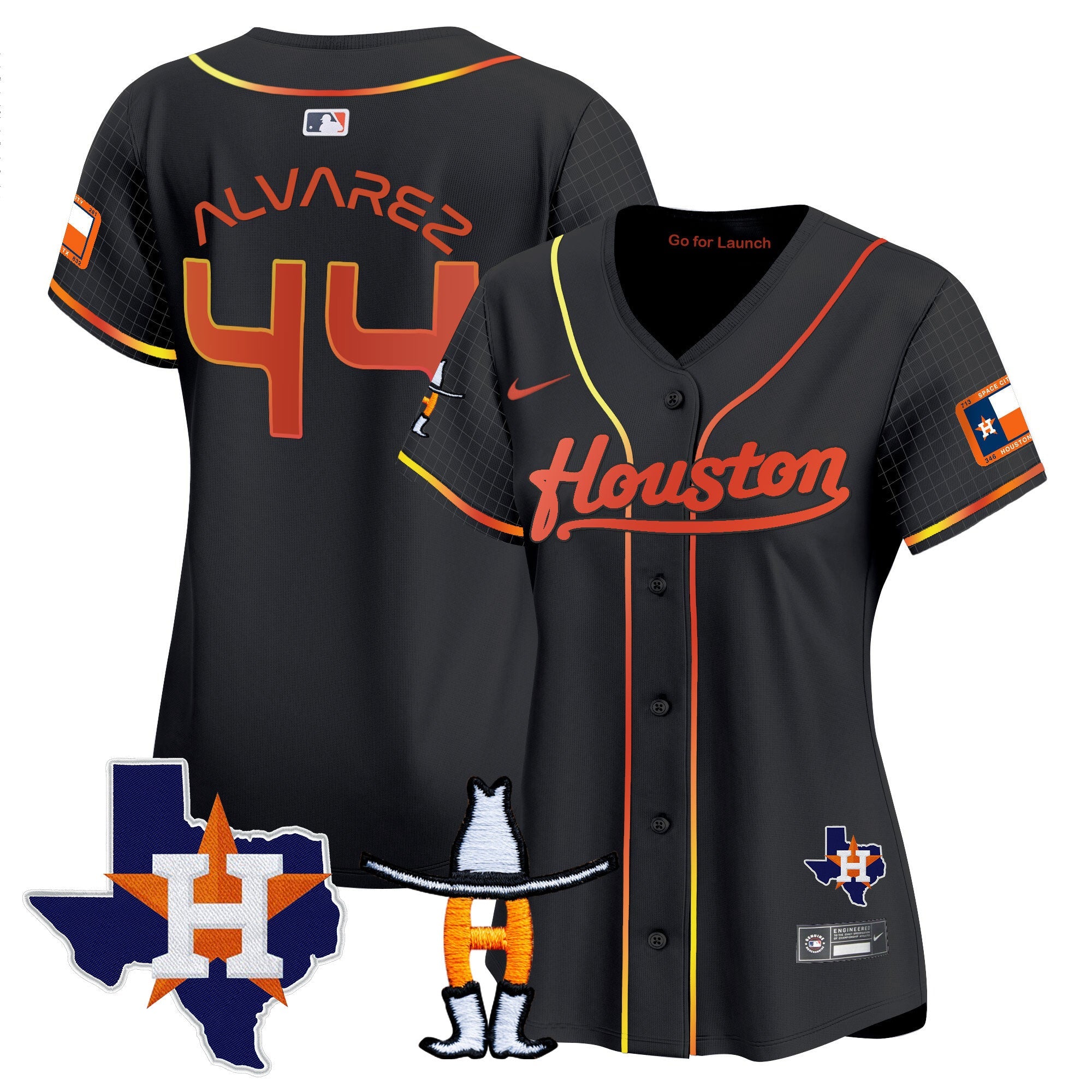 Women’s Space City Houston Rodeo Patch Vapor Premier Limited Jersey