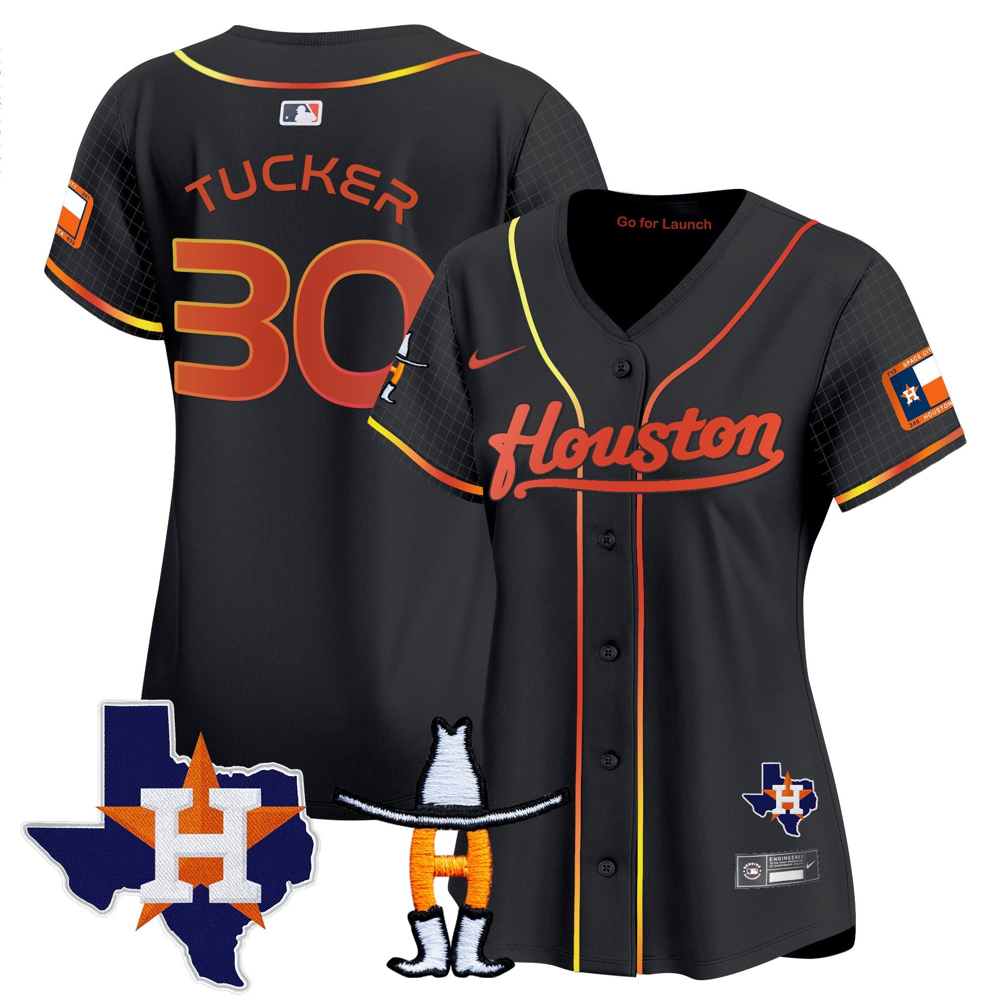 Women’s Space City Houston Rodeo Patch Vapor Premier Limited Jersey