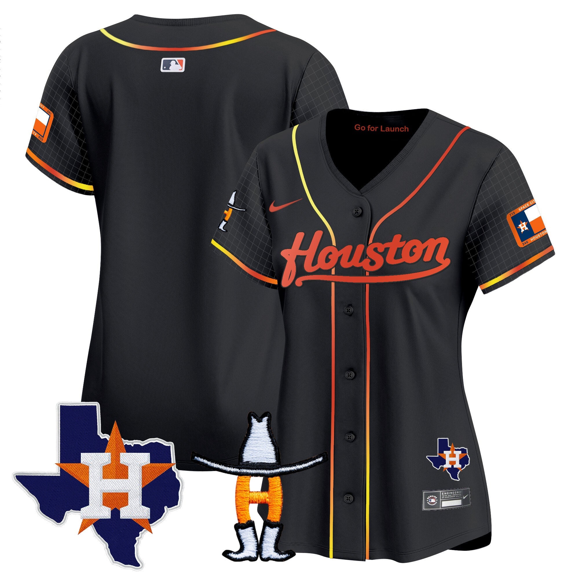 Women’s Space City Houston Rodeo Patch Vapor Premier Limited Jersey