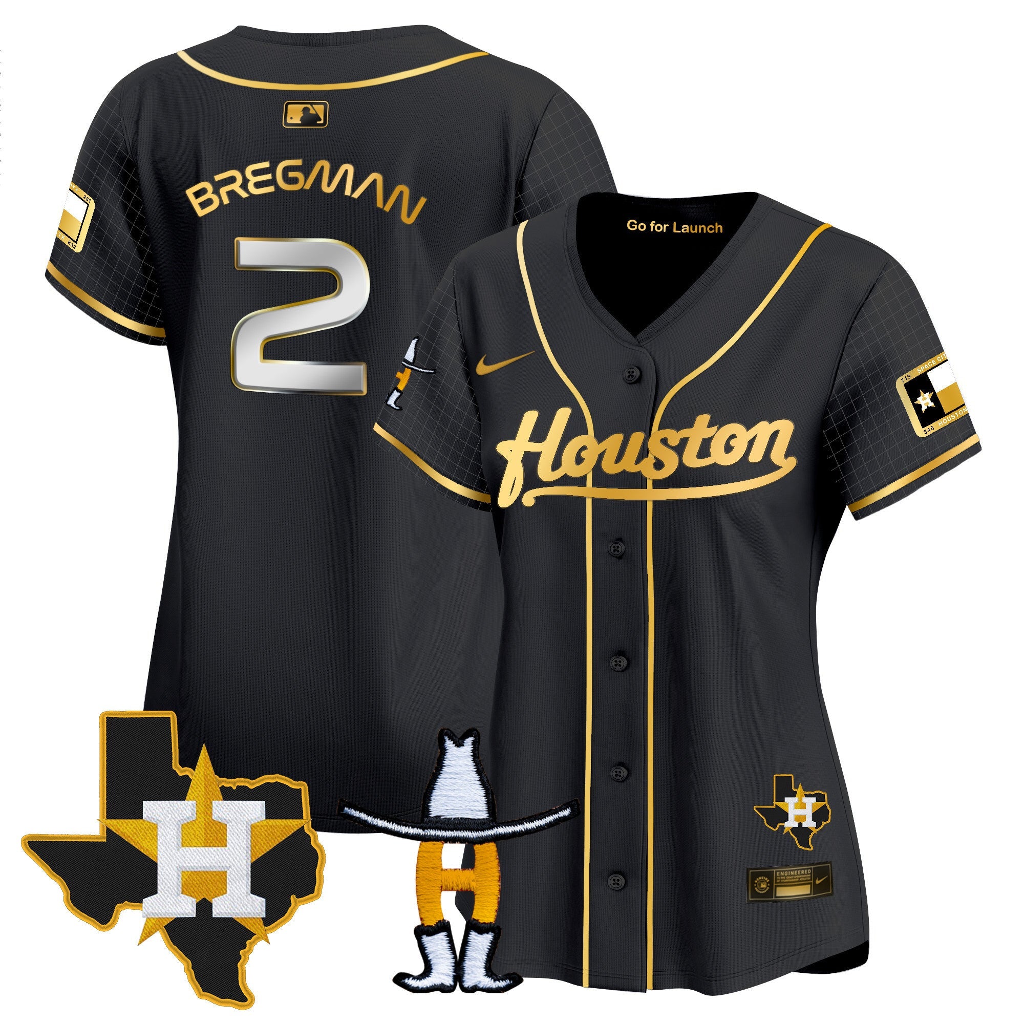 Women’s Space City Houston Rodeo Patch Vapor Premier Limited Jersey