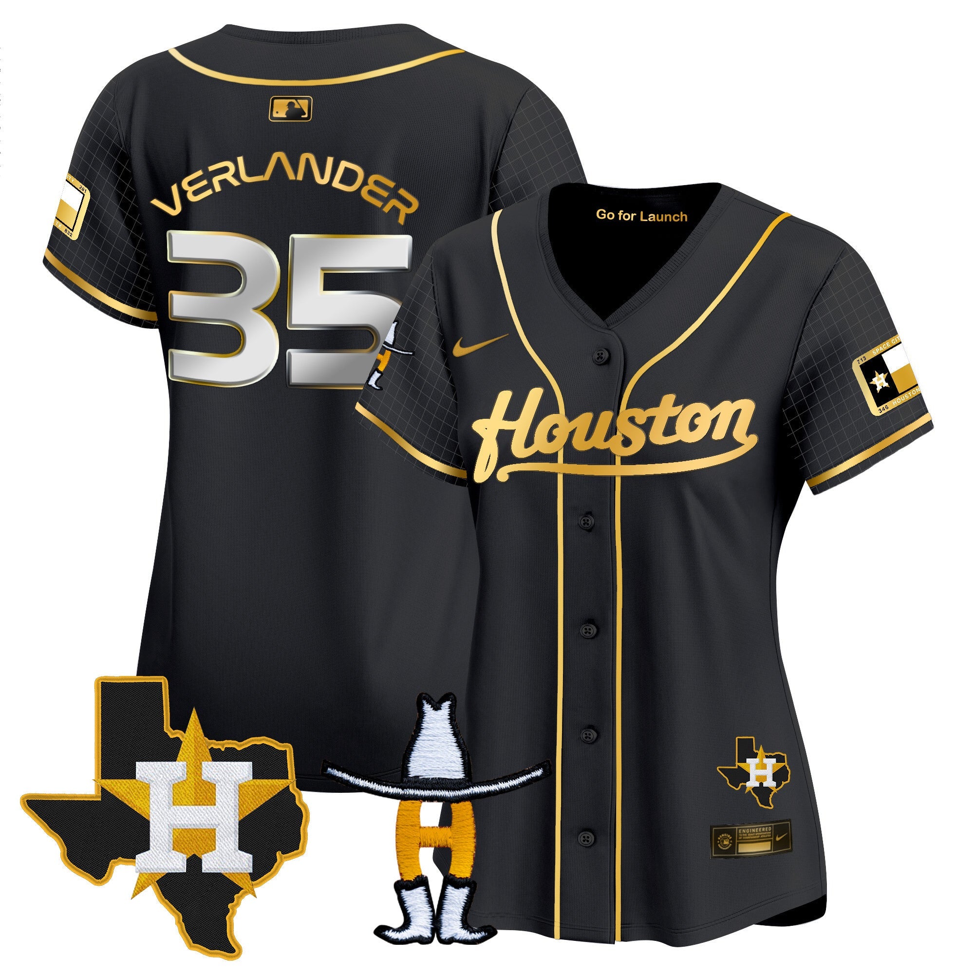 Women’s Space City Houston Rodeo Patch Vapor Premier Limited Jersey