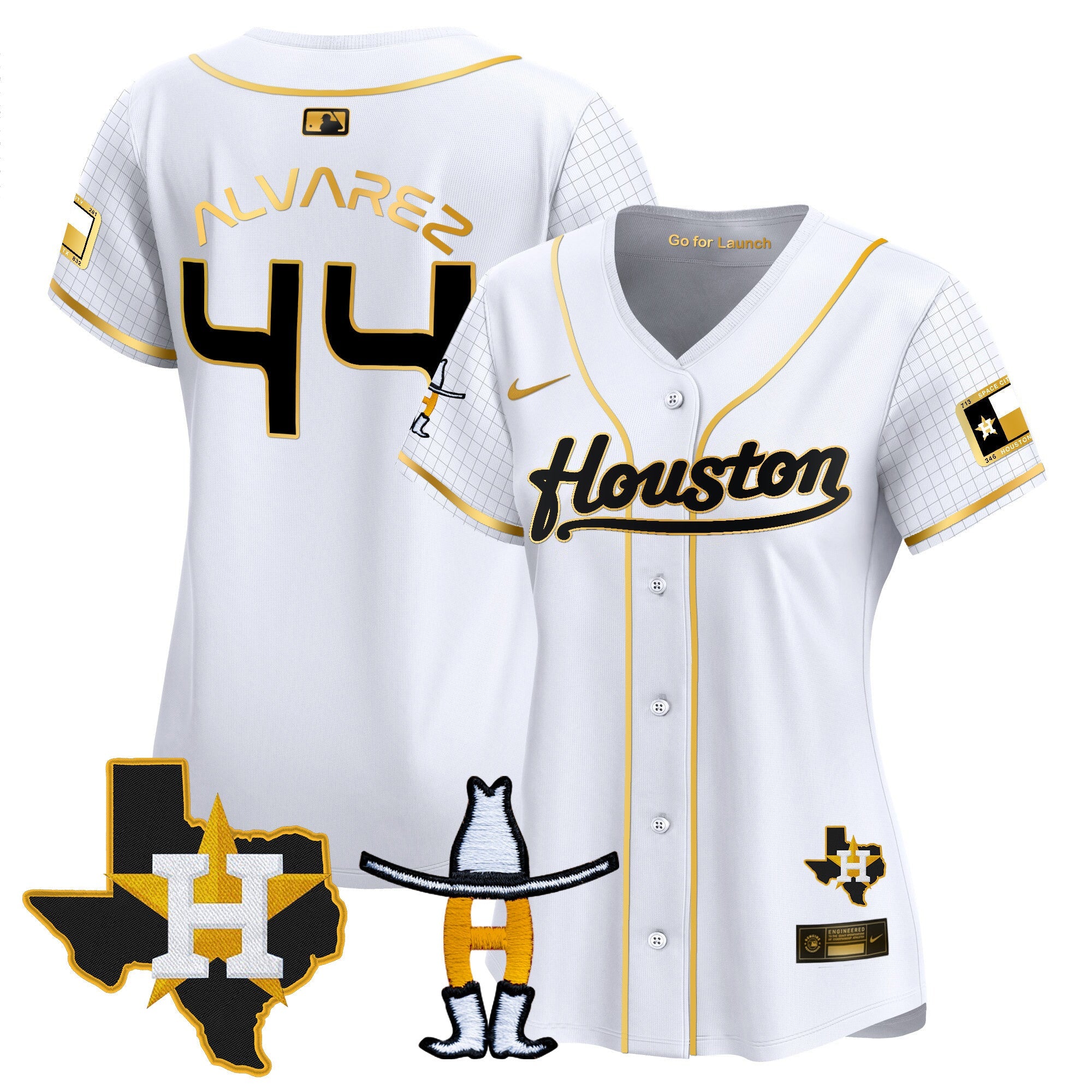 Women’s Space City Houston Rodeo Patch Vapor Premier Limited Jersey