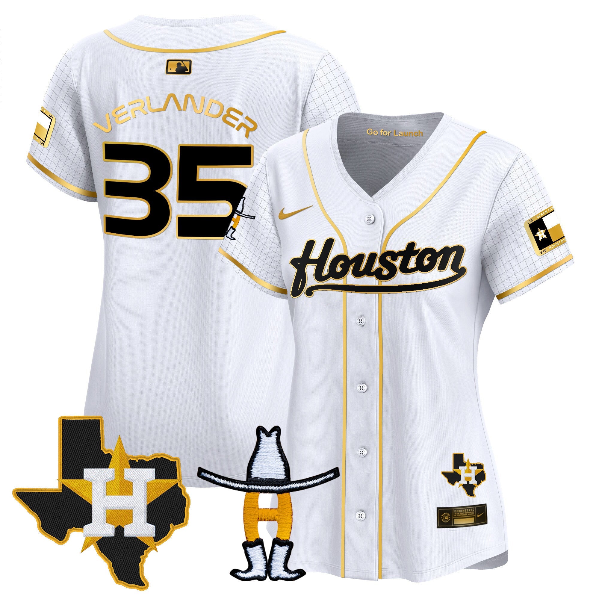 Women’s Space City Houston Rodeo Patch Vapor Premier Limited Jersey