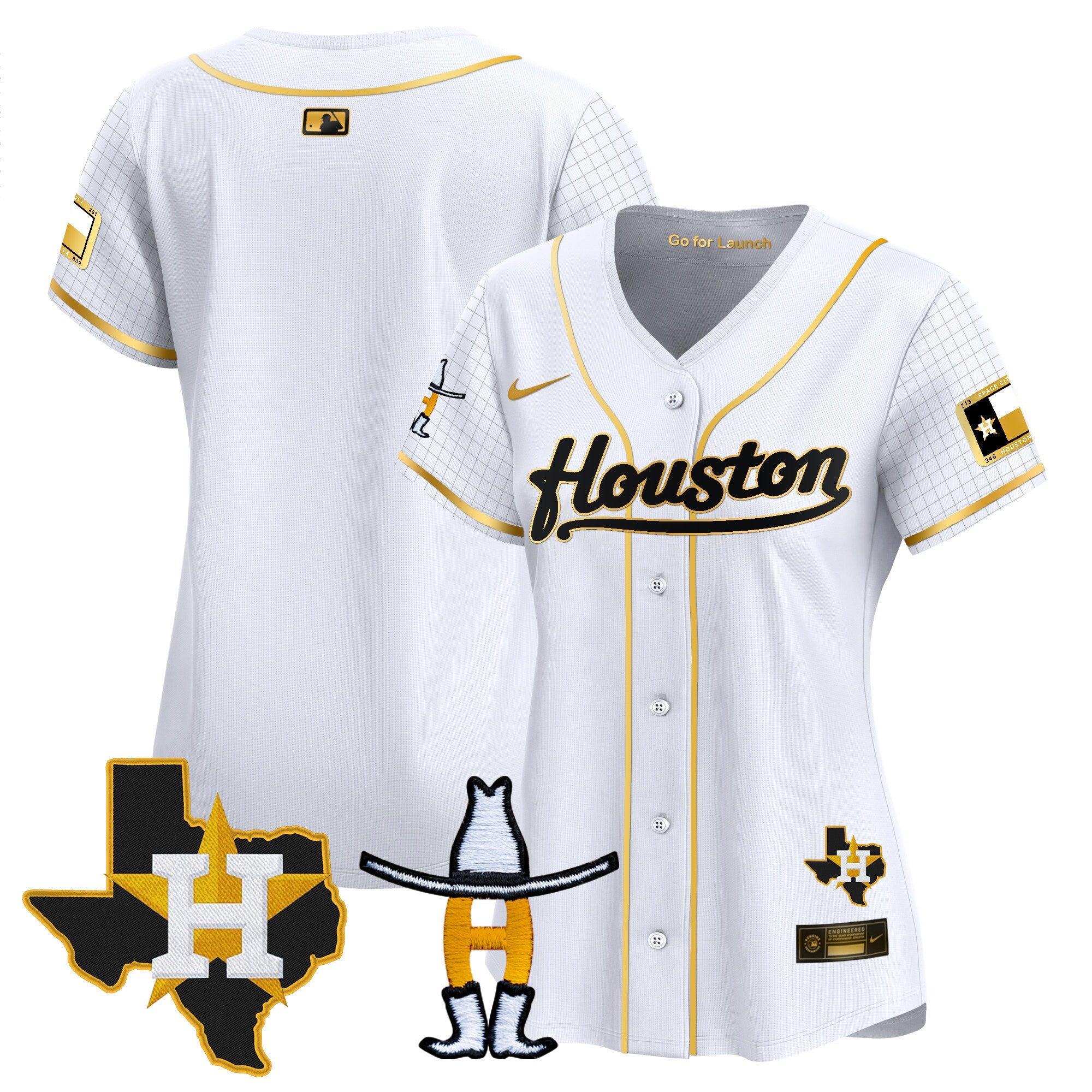 Women’s Space City Houston Rodeo Patch Vapor Premier Limited Jersey