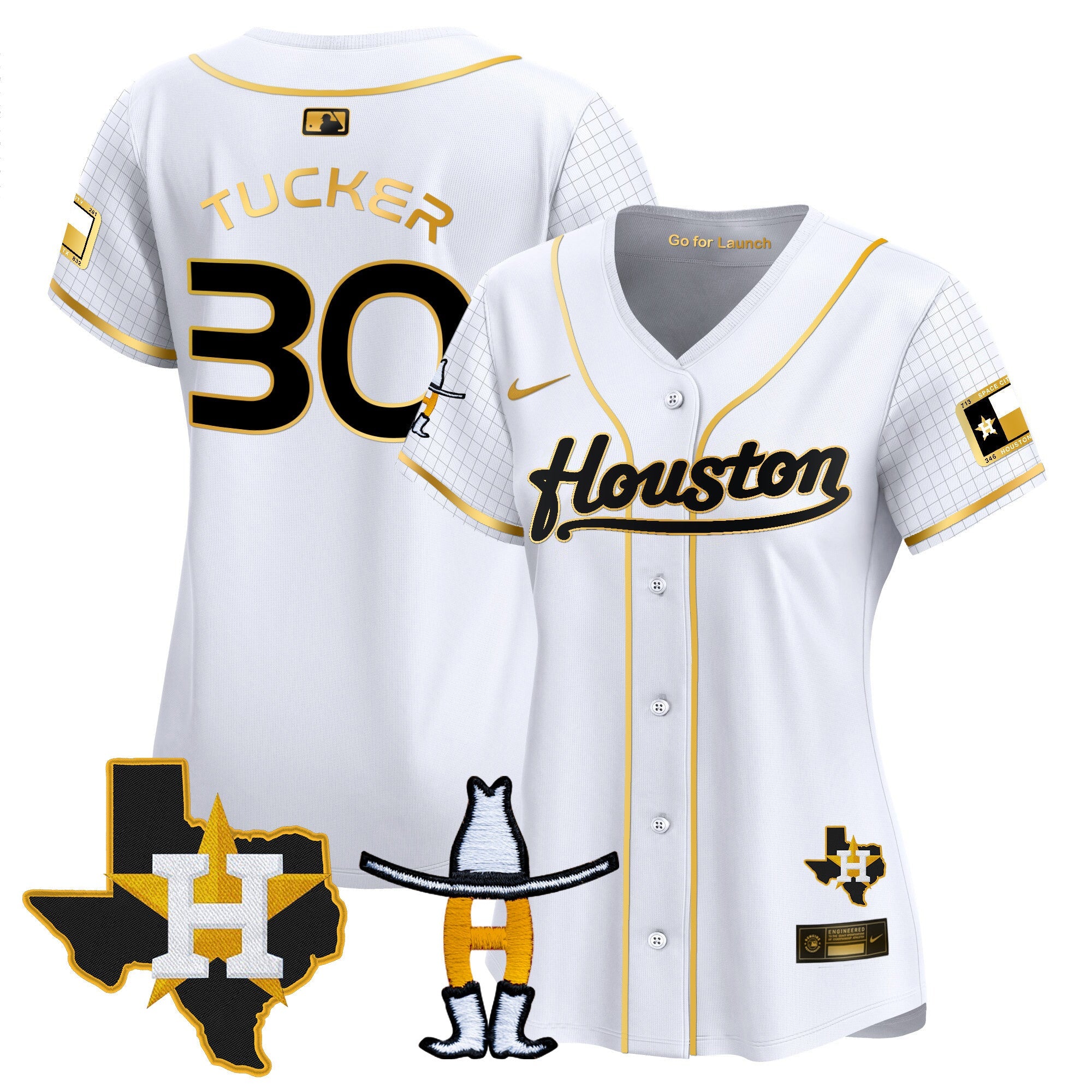 Women’s Space City Houston Rodeo Patch Vapor Premier Limited Jersey