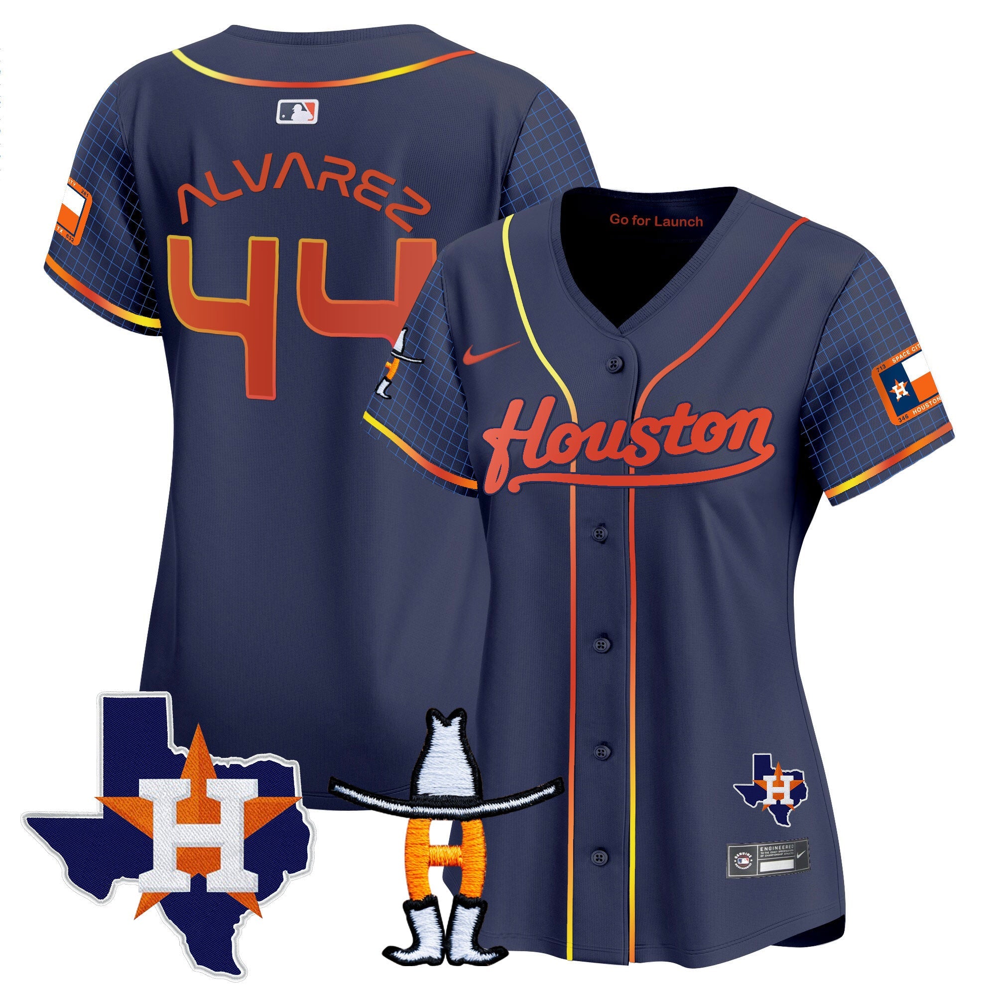 Women’s Space City Houston Rodeo Patch Vapor Premier Limited Jersey