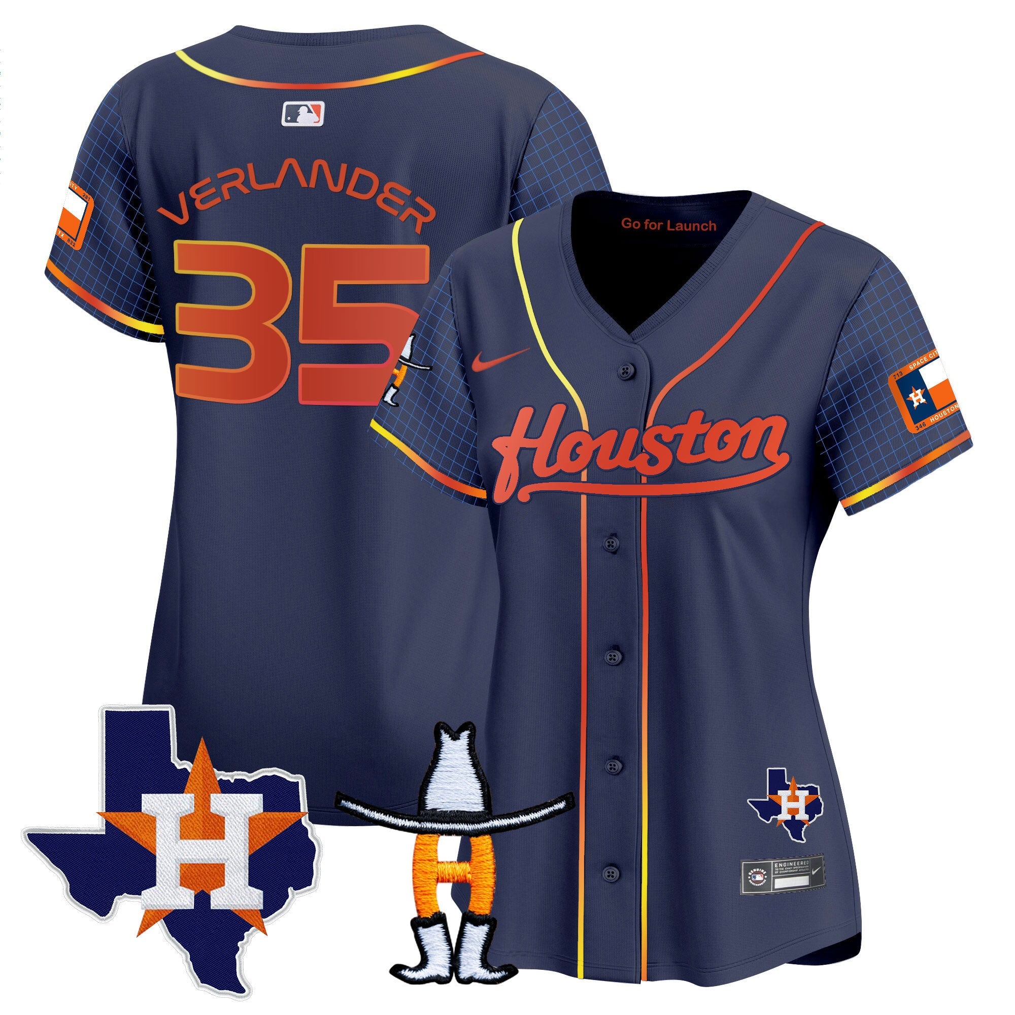 Women’s Space City Houston Rodeo Patch Vapor Premier Limited Jersey
