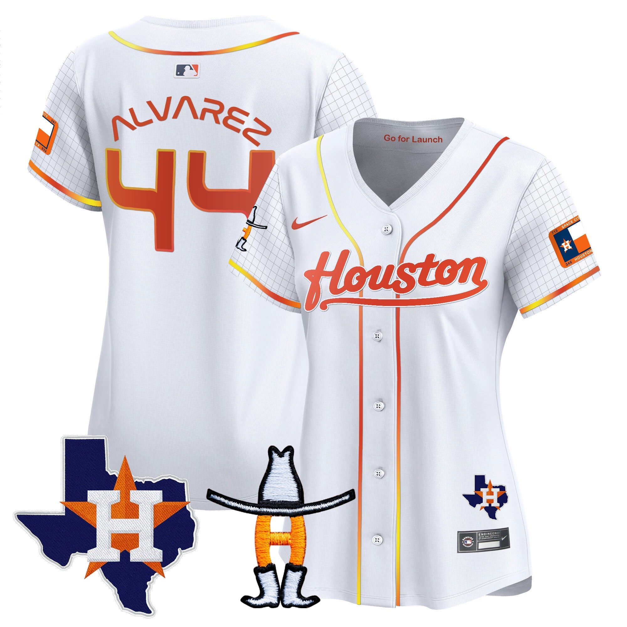 Women’s Space City Houston Rodeo Patch Vapor Premier Limited Jersey