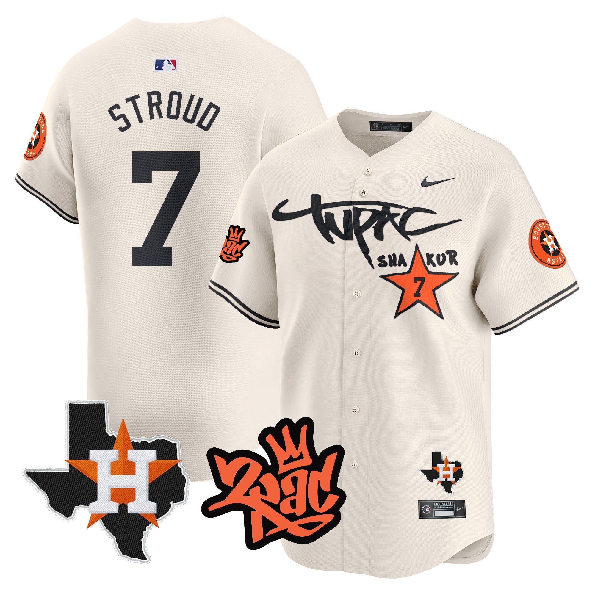 Men’s Tupac Shakur Vapor Premier Limited Jersey