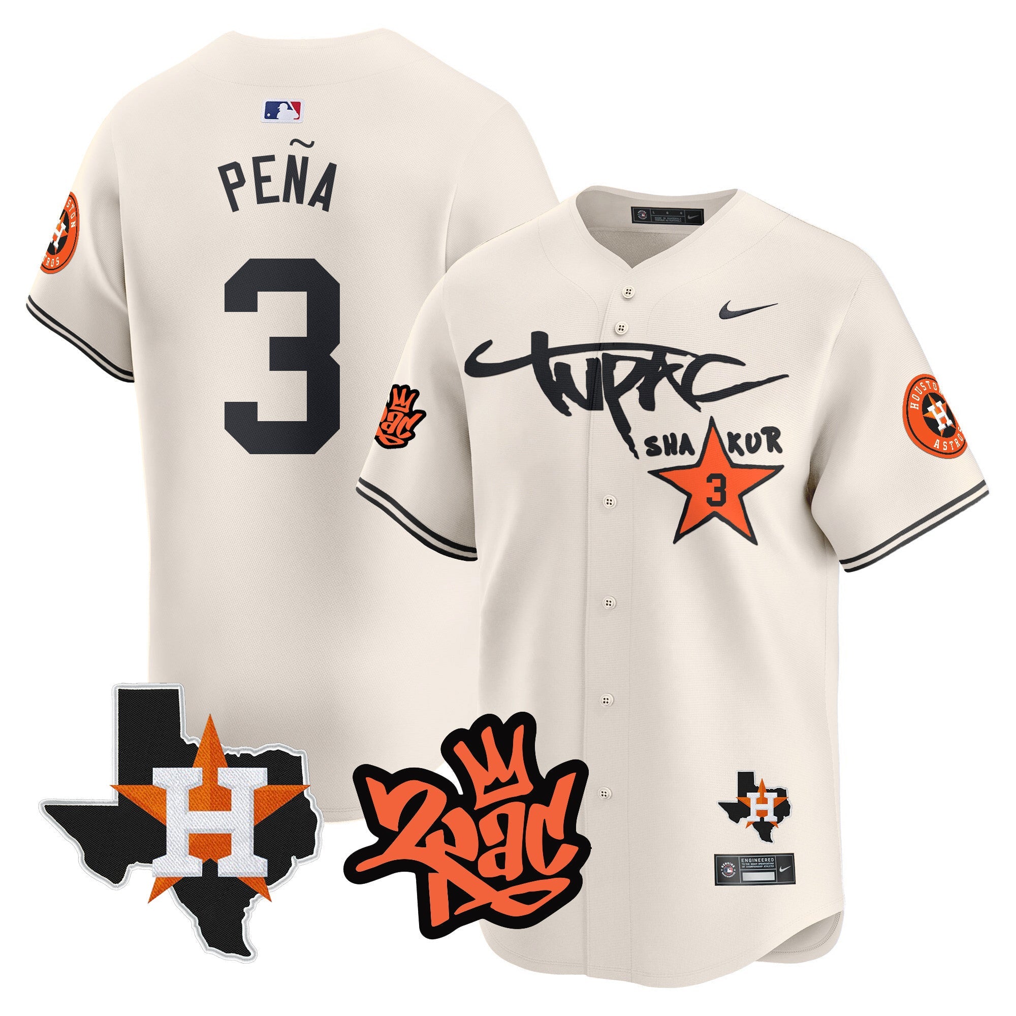 Men’s Tupac Shakur Vapor Premier Limited Jersey