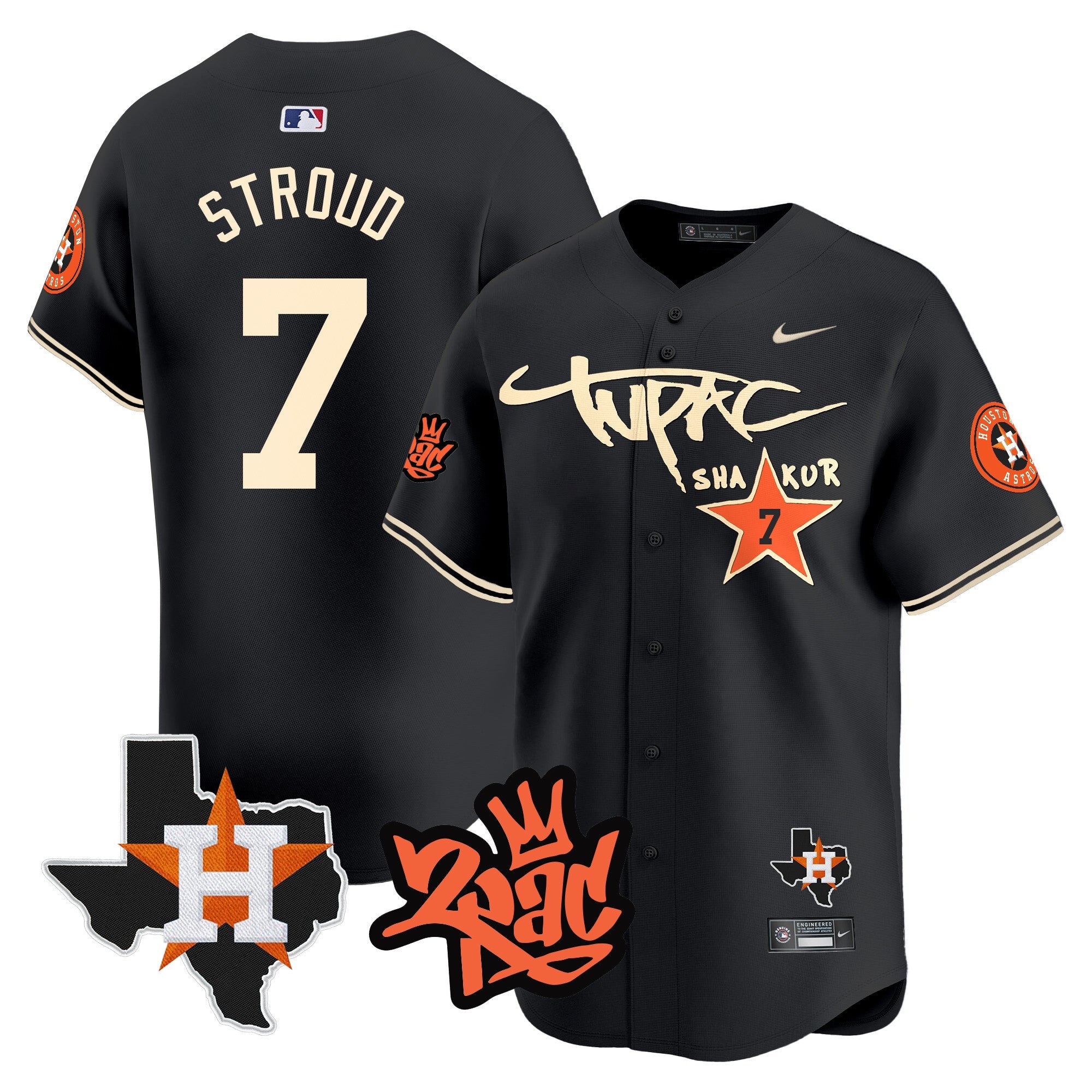 Men’s Tupac Shakur Vapor Premier Limited Jersey
