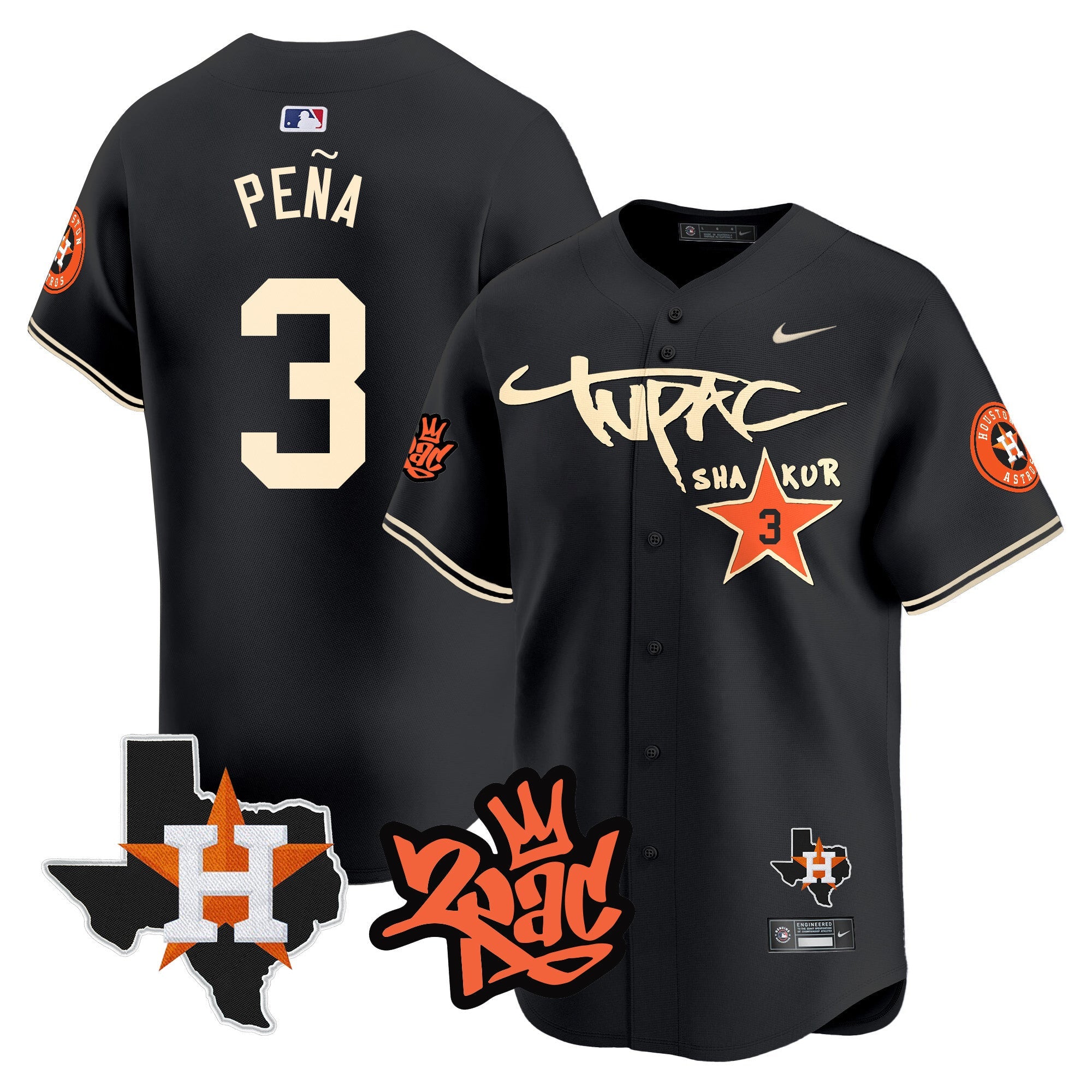 Men’s Tupac Shakur Vapor Premier Limited Jersey
