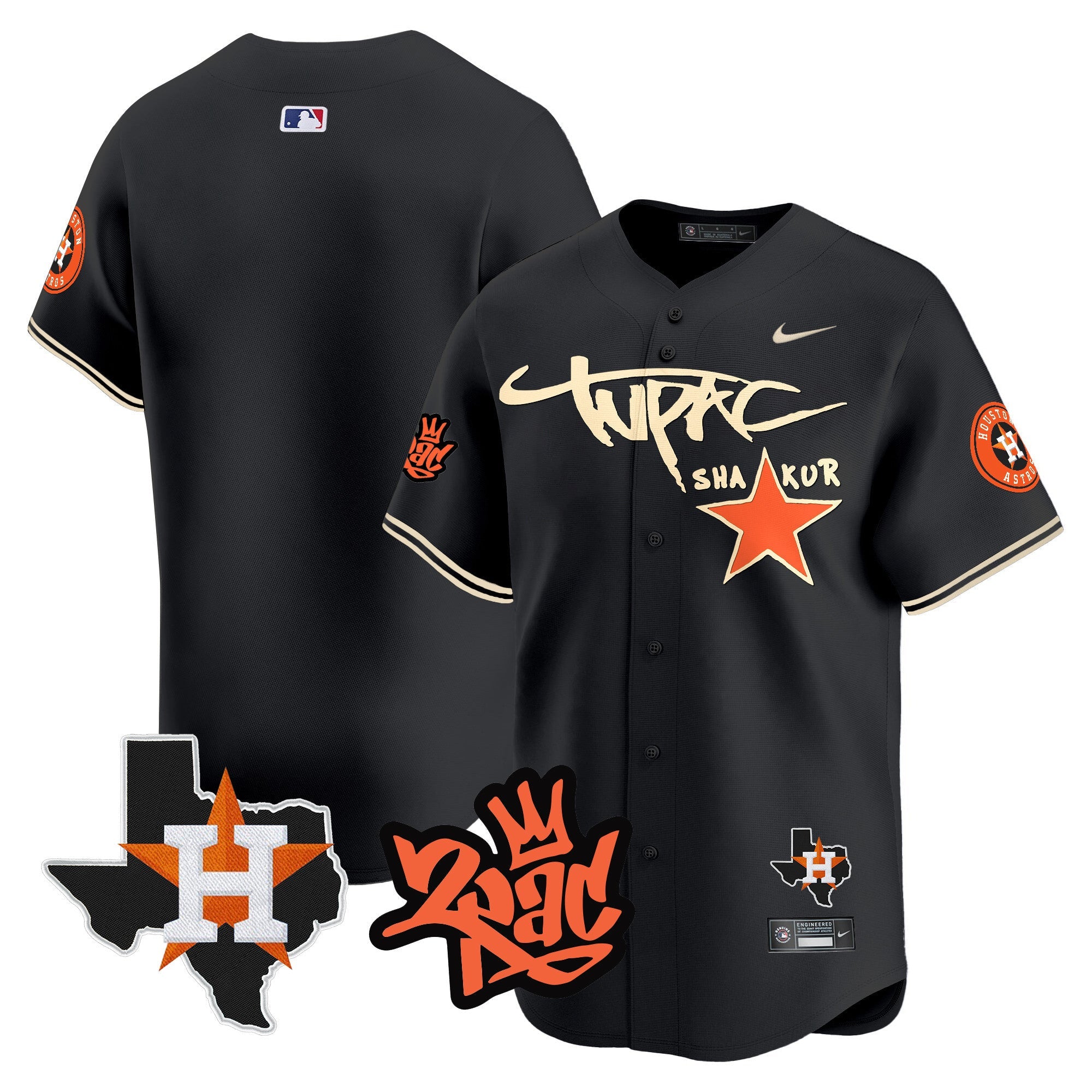 Men’s Tupac Shakur Vapor Premier Limited Jersey