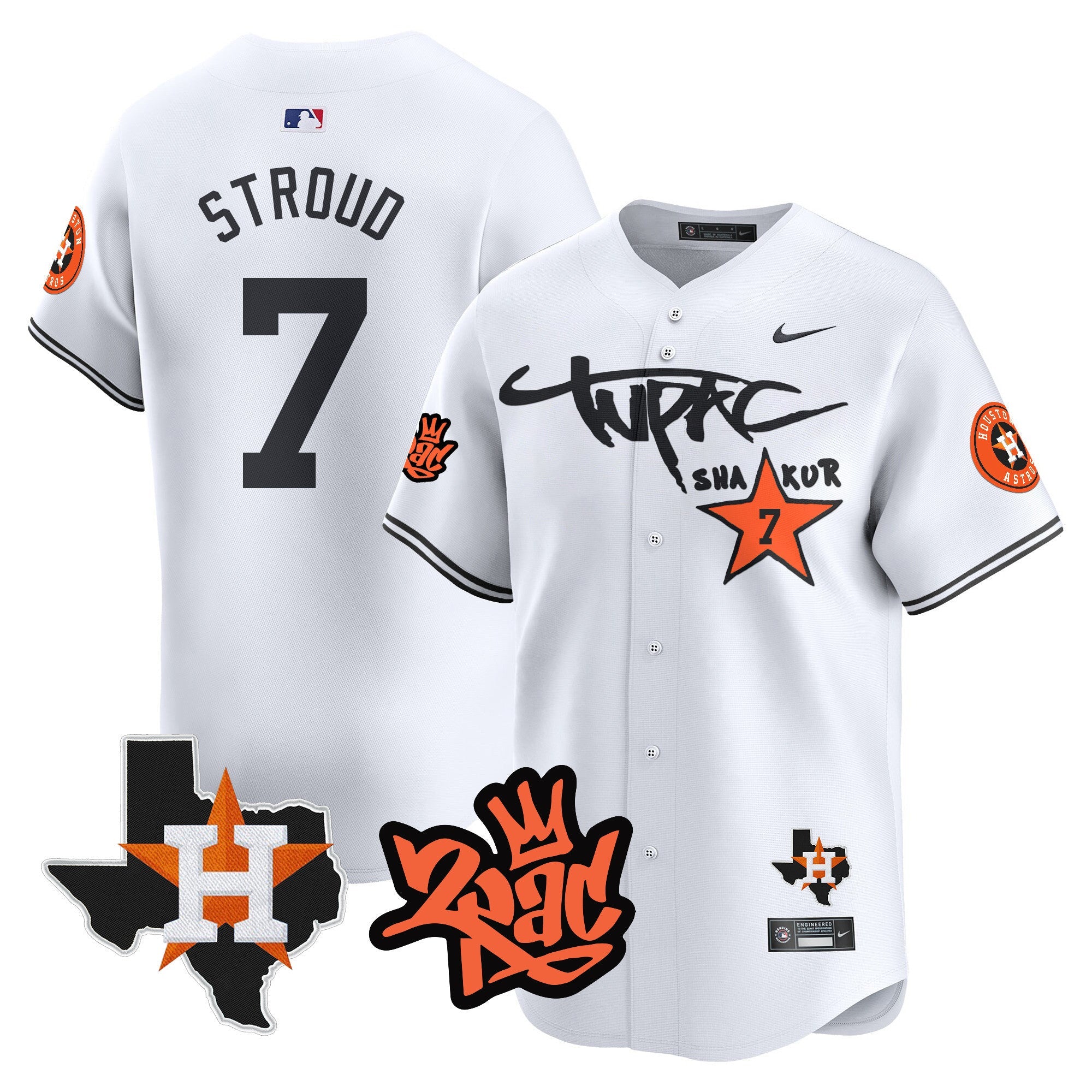 Men’s Tupac Shakur Vapor Premier Limited Jersey
