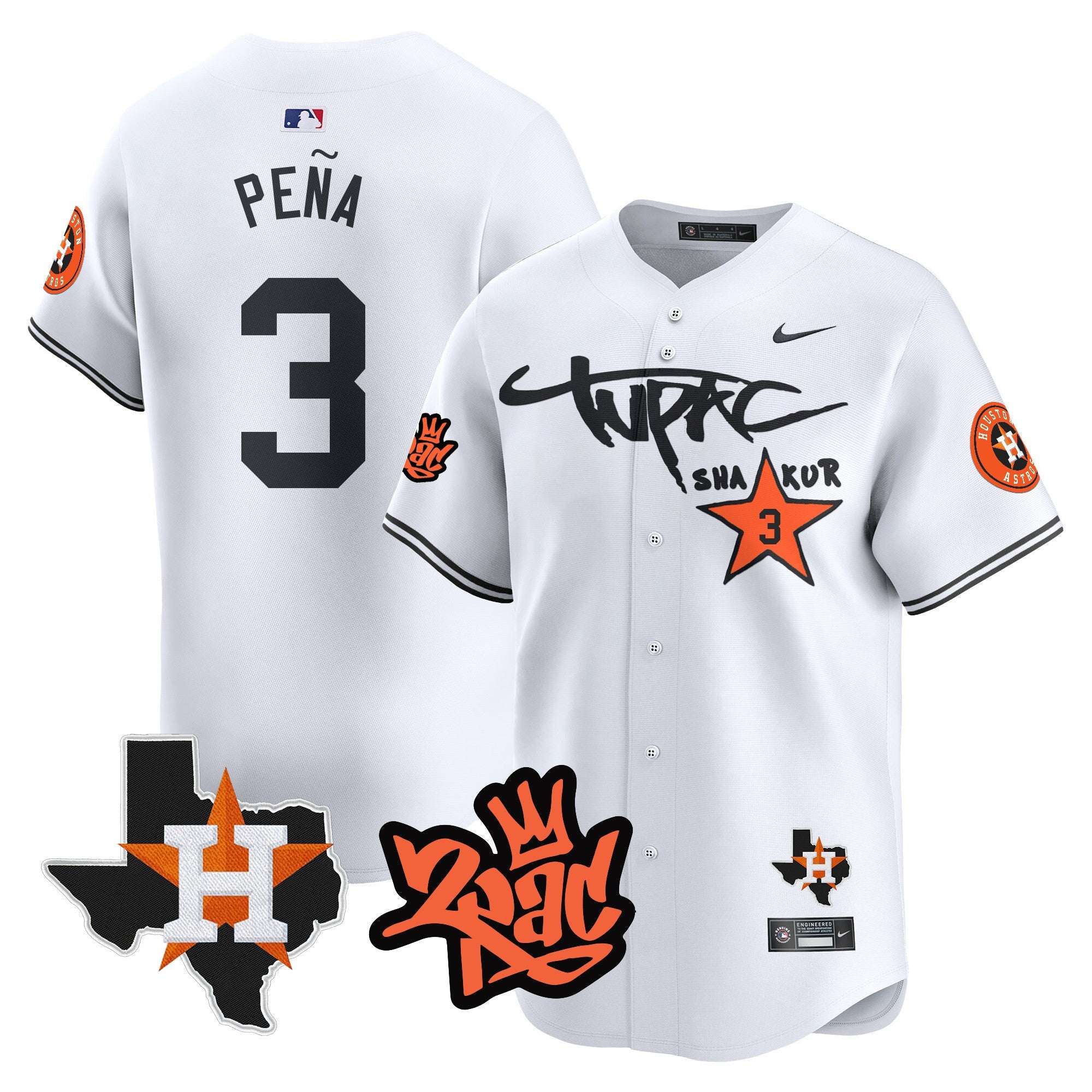 Men’s Tupac Shakur Vapor Premier Limited Jersey