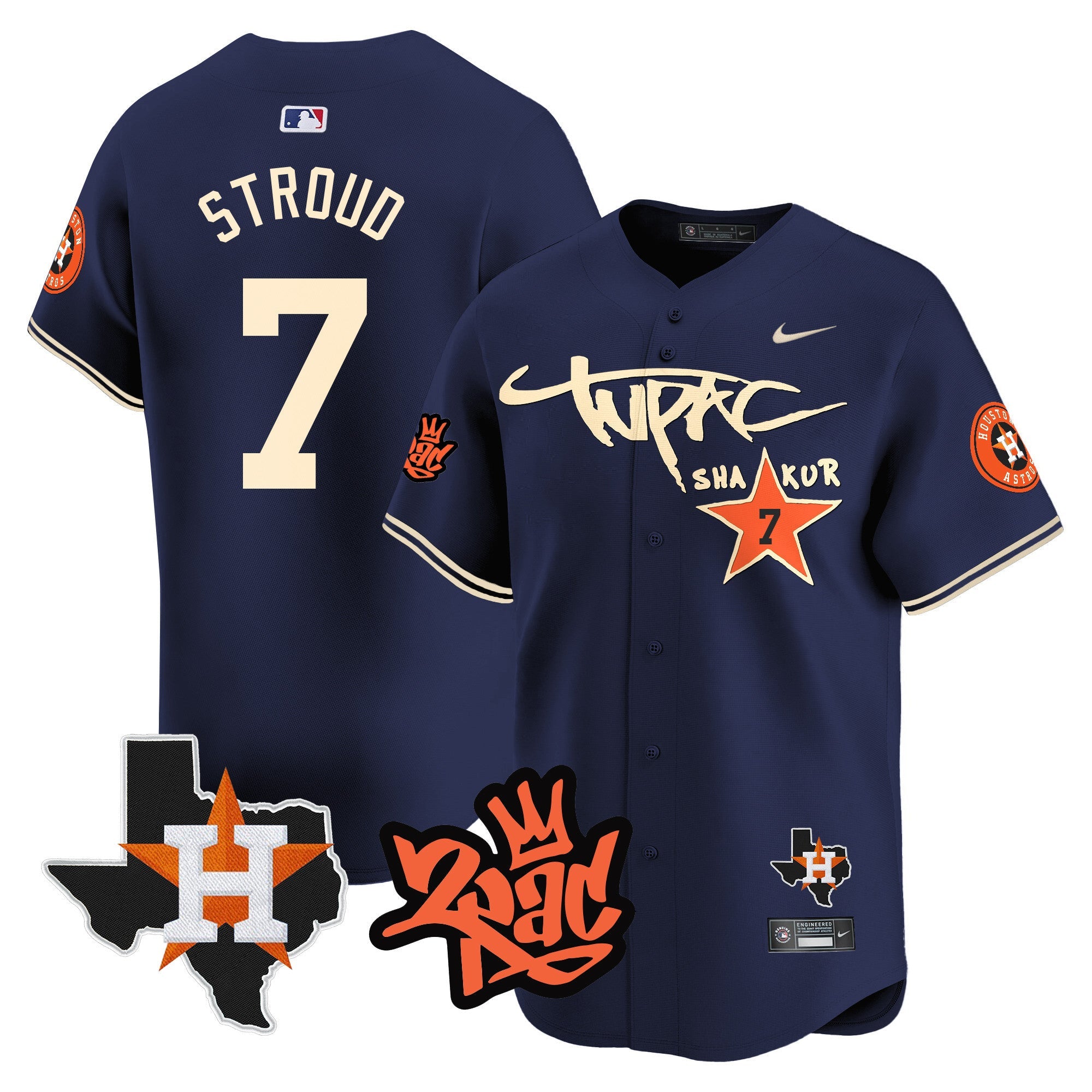 Men’s Tupac Shakur Vapor Premier Limited Jersey