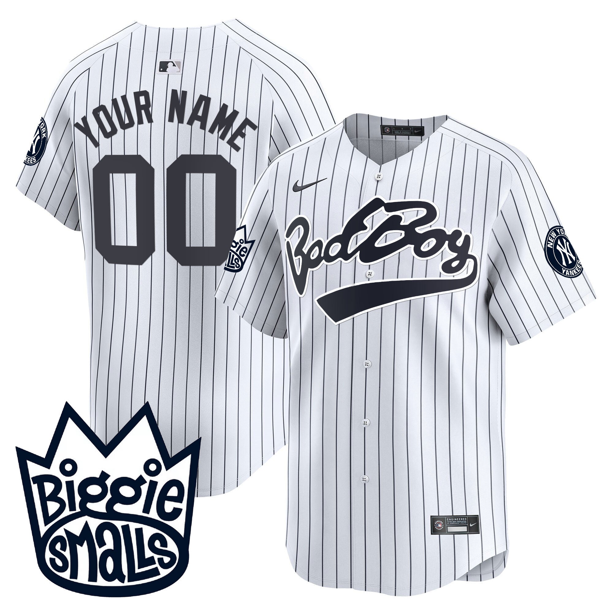 New York Biggie Smalls Vapor Premier Limited Custom Jersey