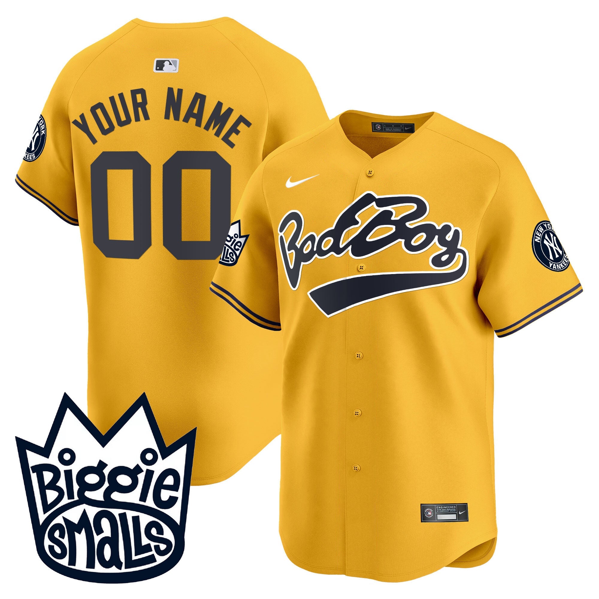 New York Biggie Smalls Vapor Premier Limited Custom Jersey