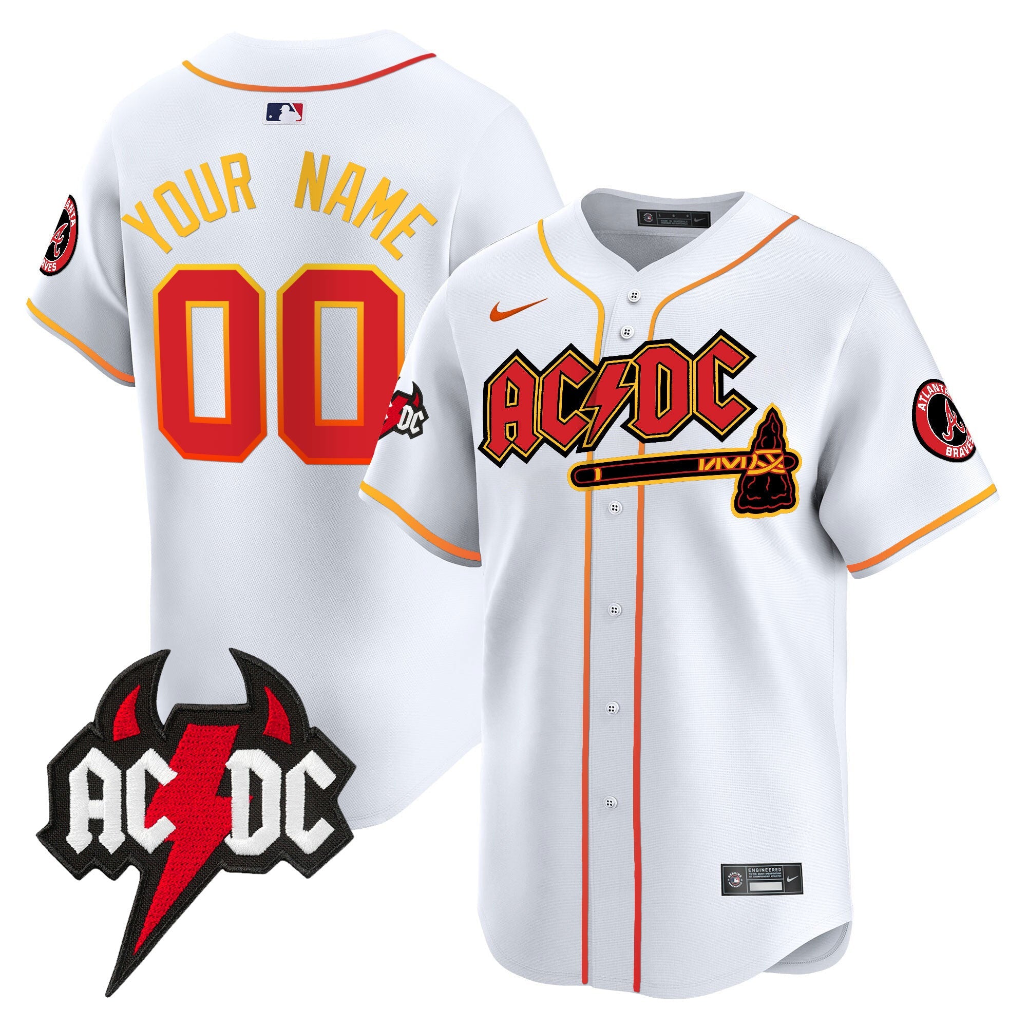 Atlanta AC/DC Vapor Premier Limited Custom Jersey