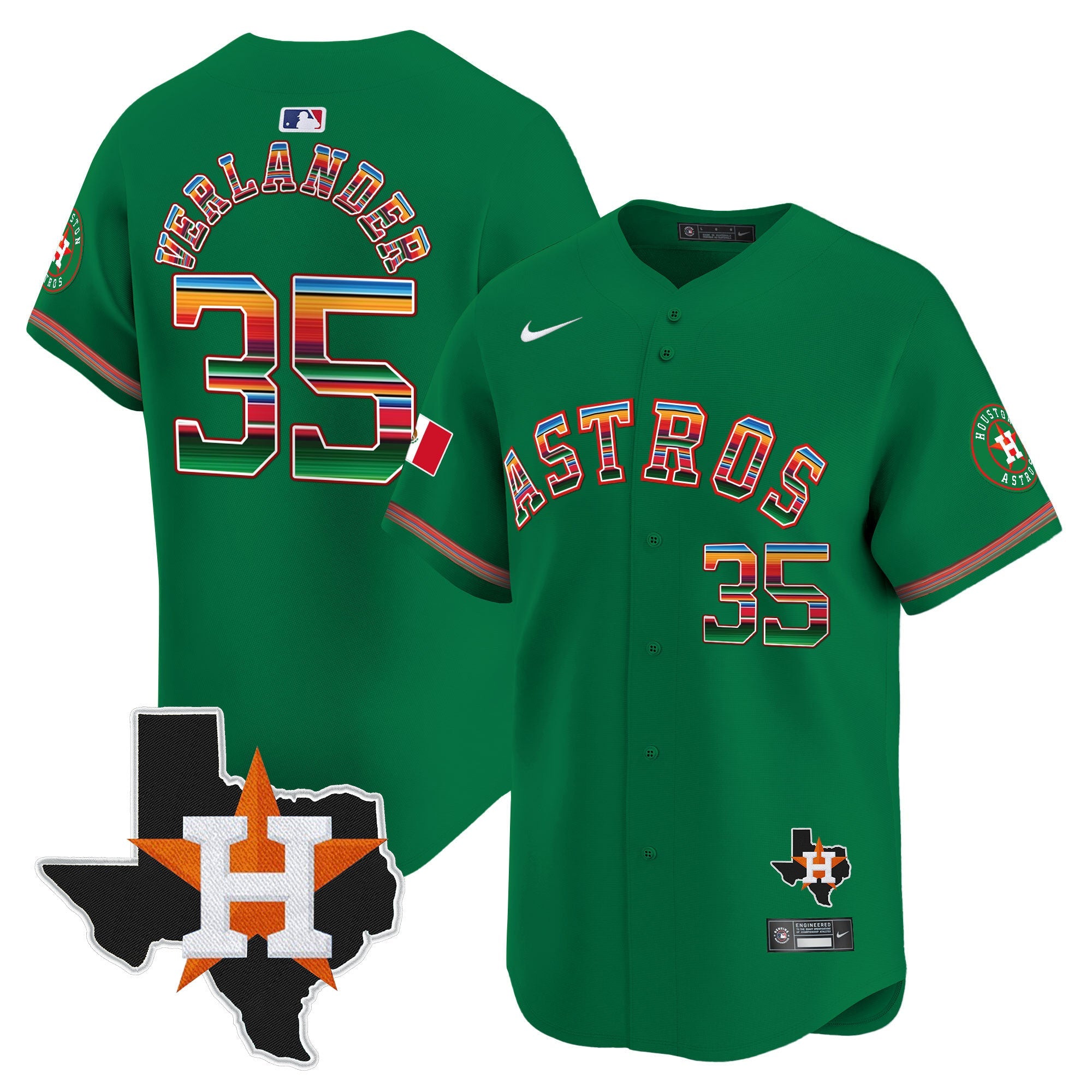 Youth’s Mexico Texas Patch Vapor Premier Limited Jersey