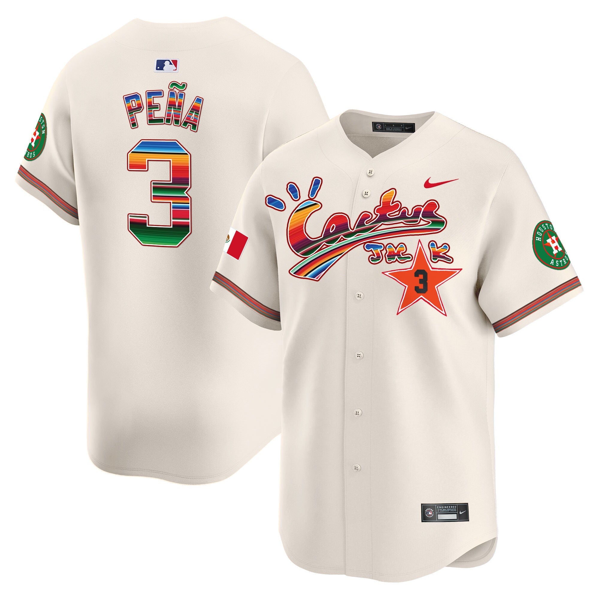 Men’s Houston Mexico Cactus Jack Vapor Premier Limited Jersey