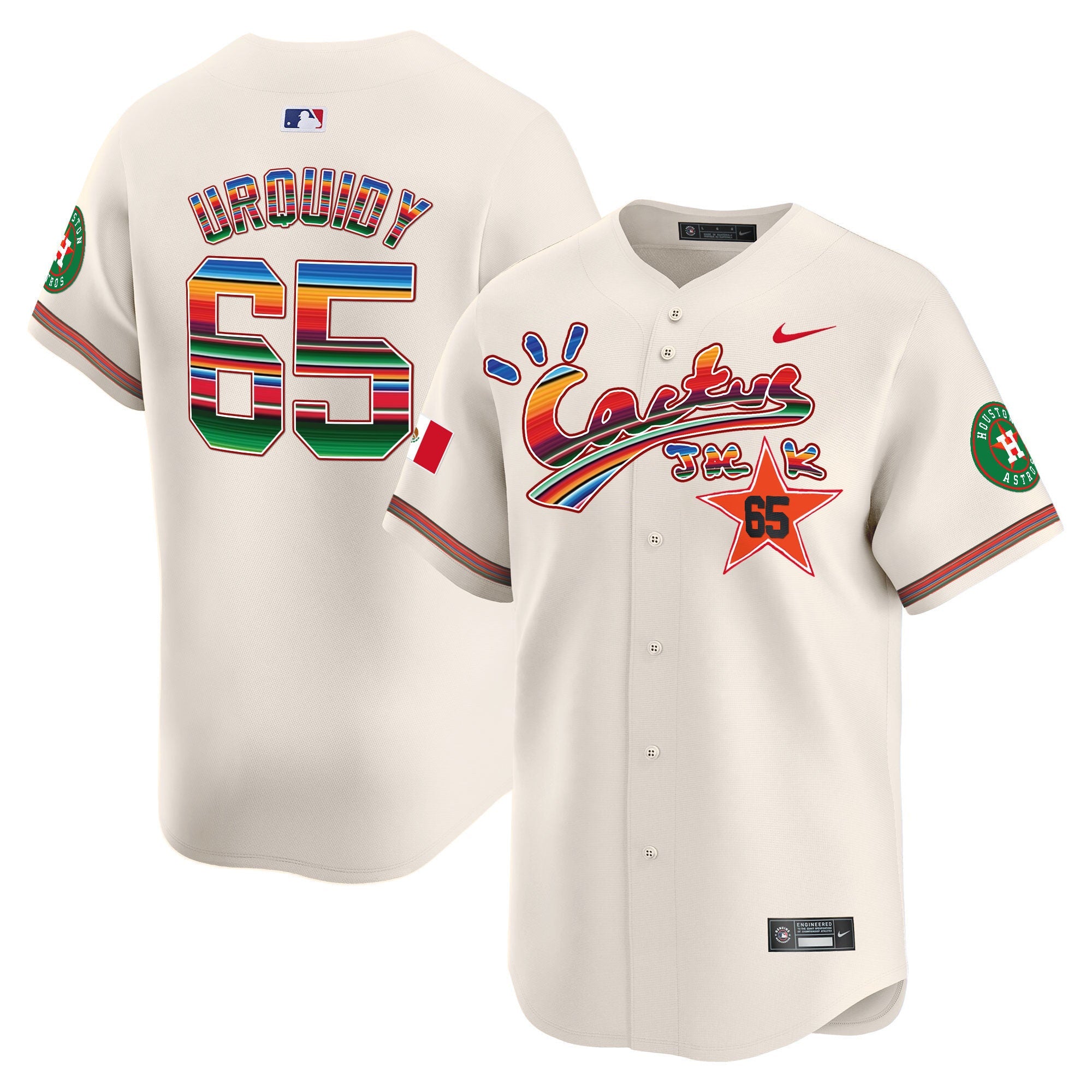 Men’s Houston Mexico Cactus Jack Vapor Premier Limited Jersey