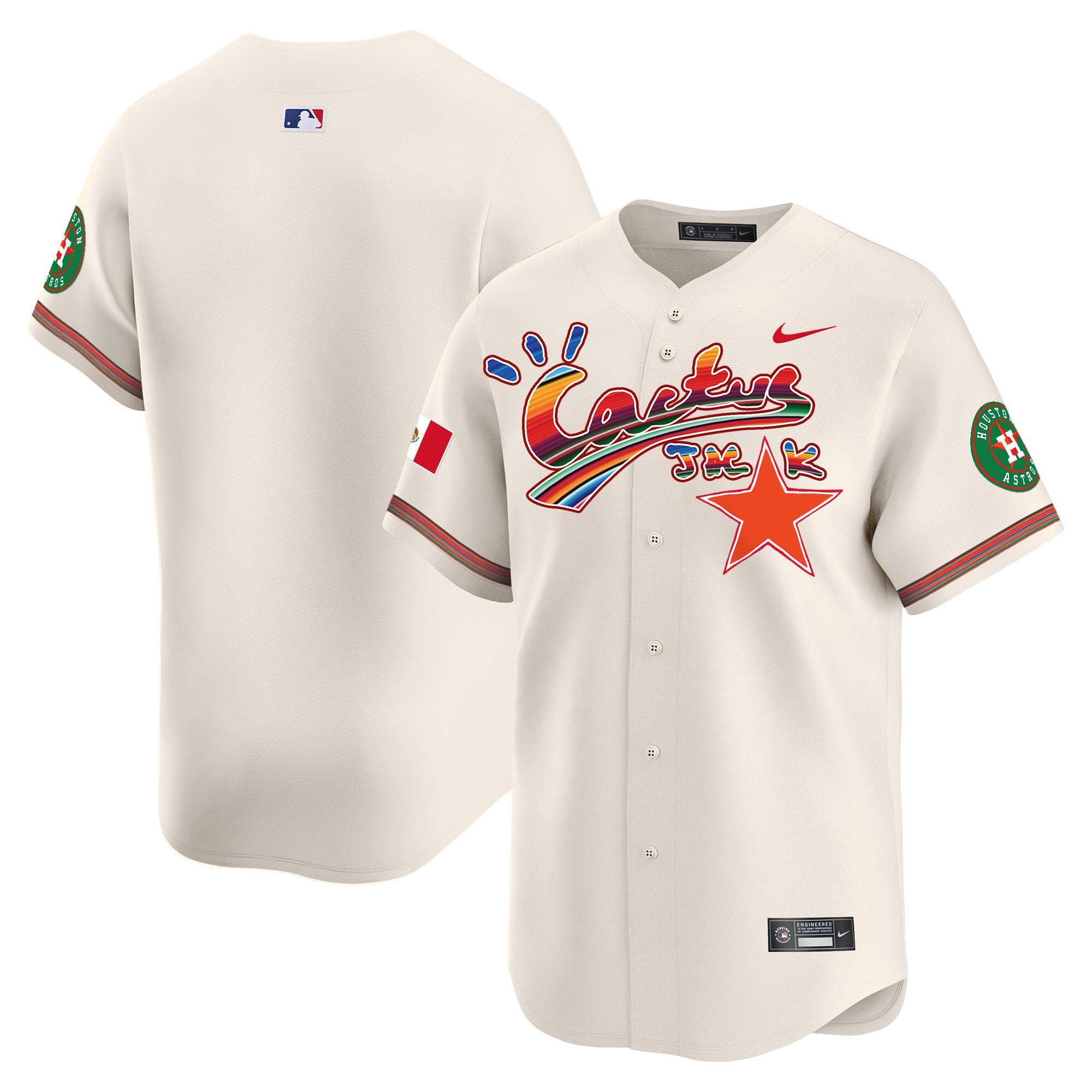 Men’s Houston Mexico Cactus Jack Vapor Premier Limited Jersey