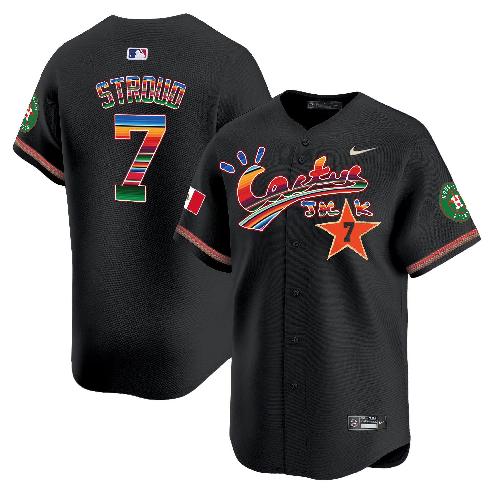 Men’s Houston Mexico Cactus Jack Vapor Premier Limited Jersey